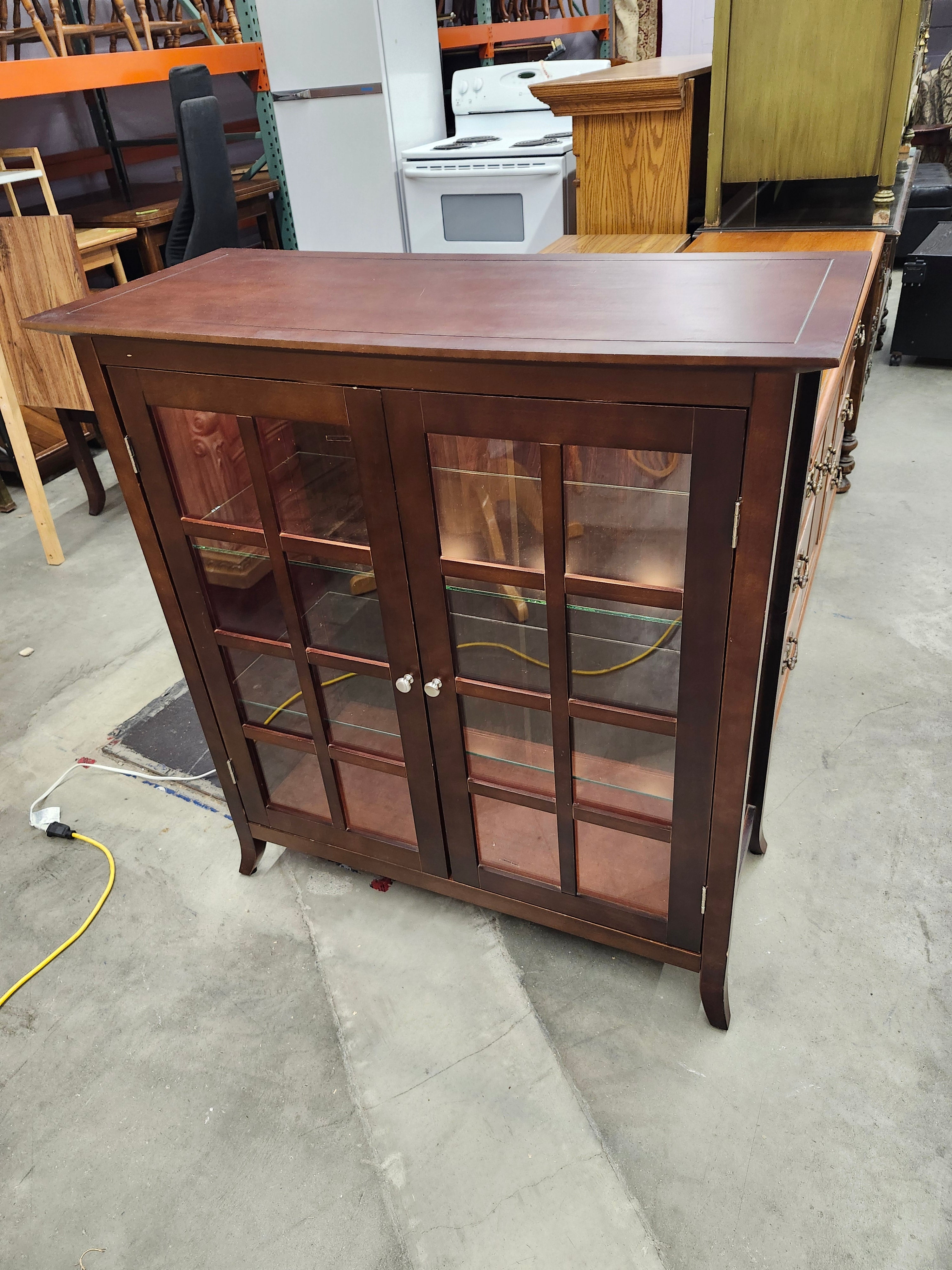 Light up cabinet