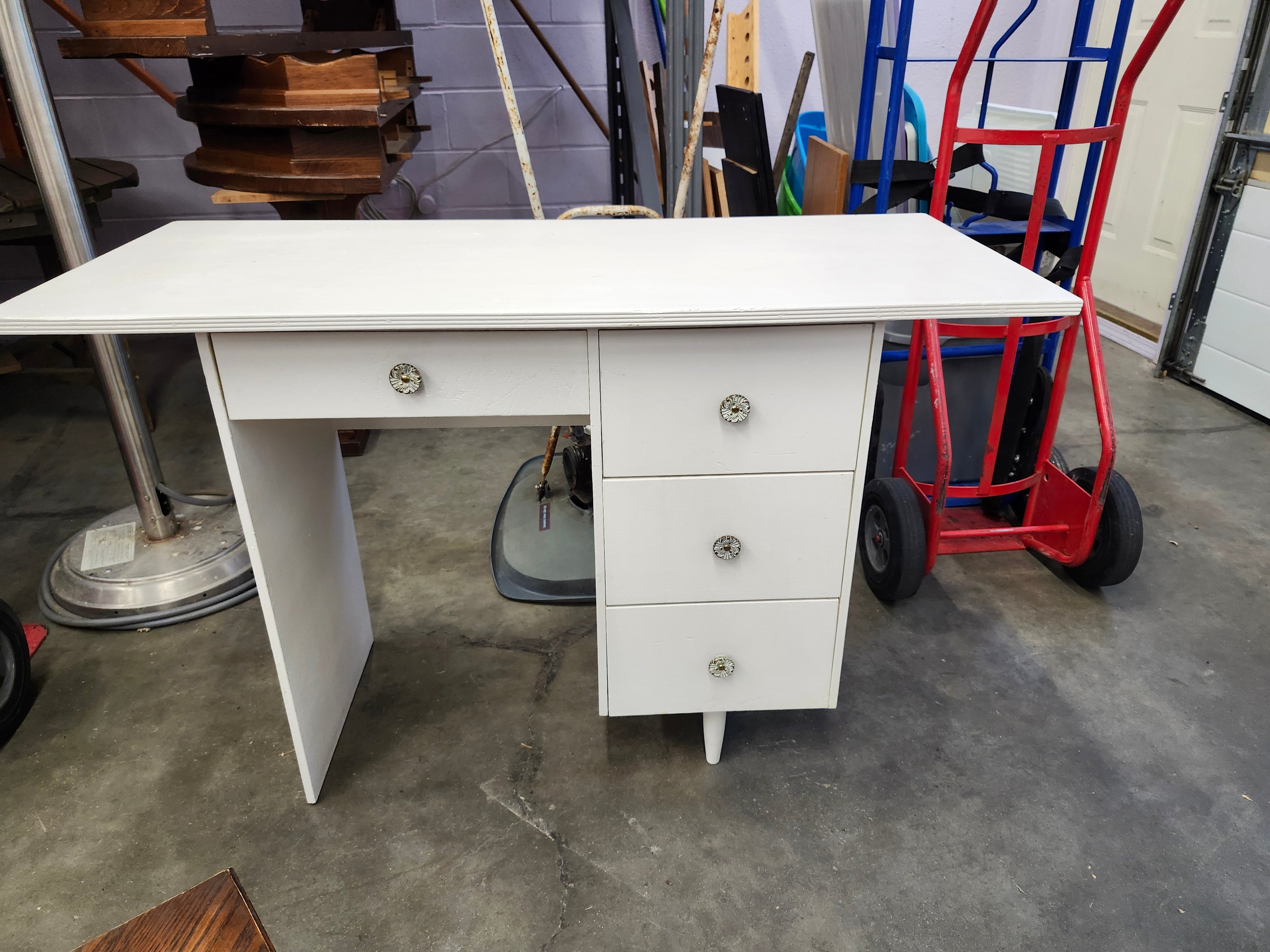 White desk