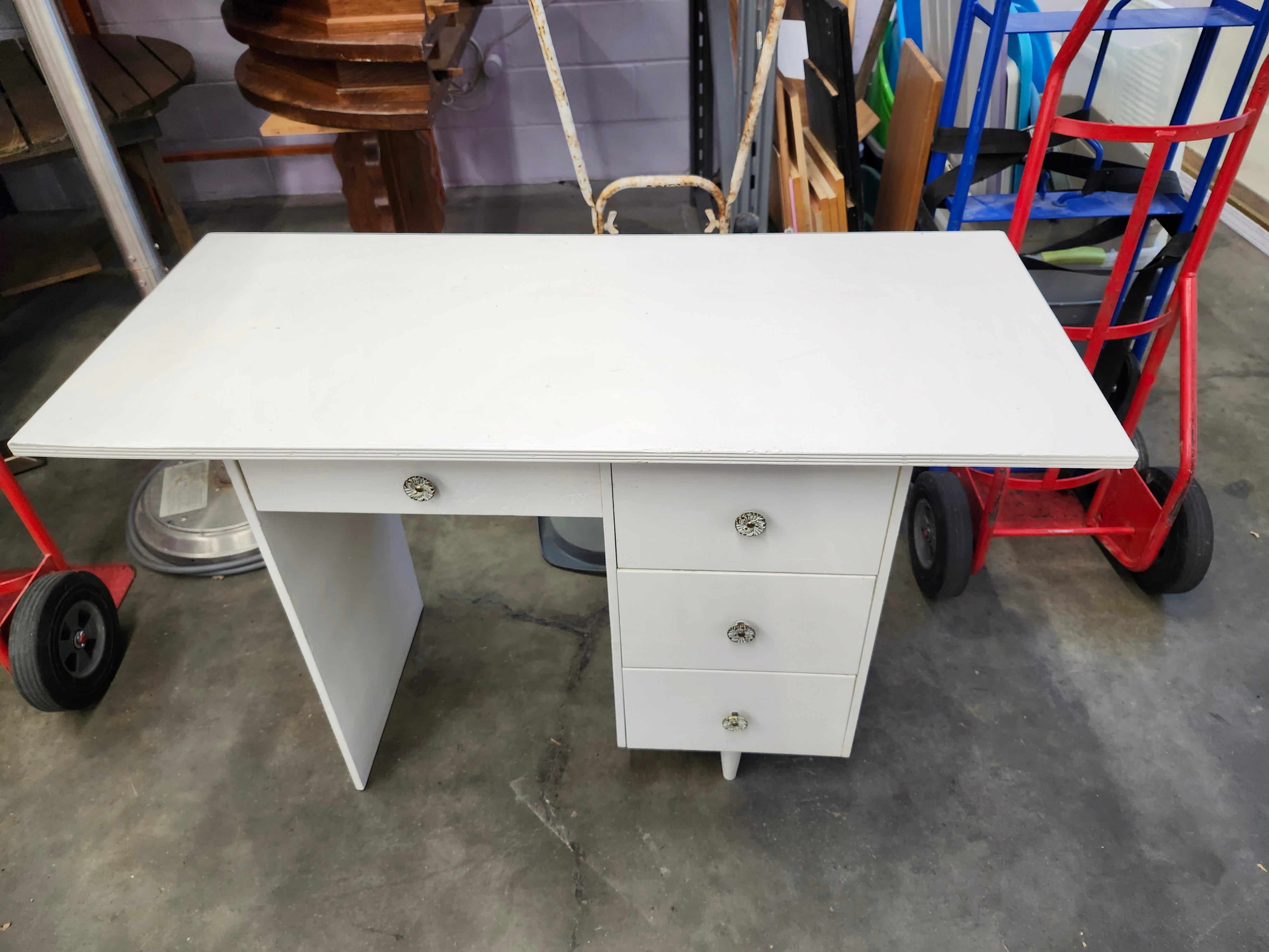 White desk