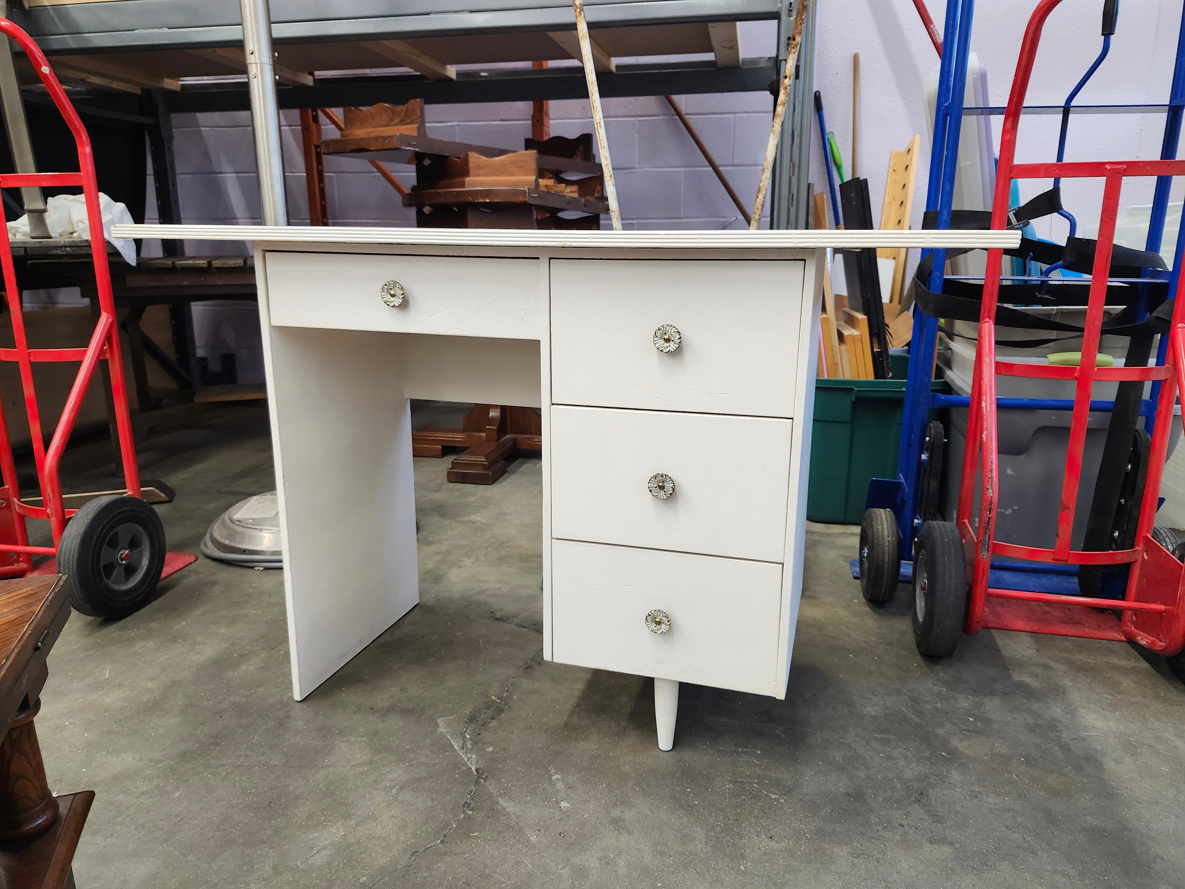 White desk