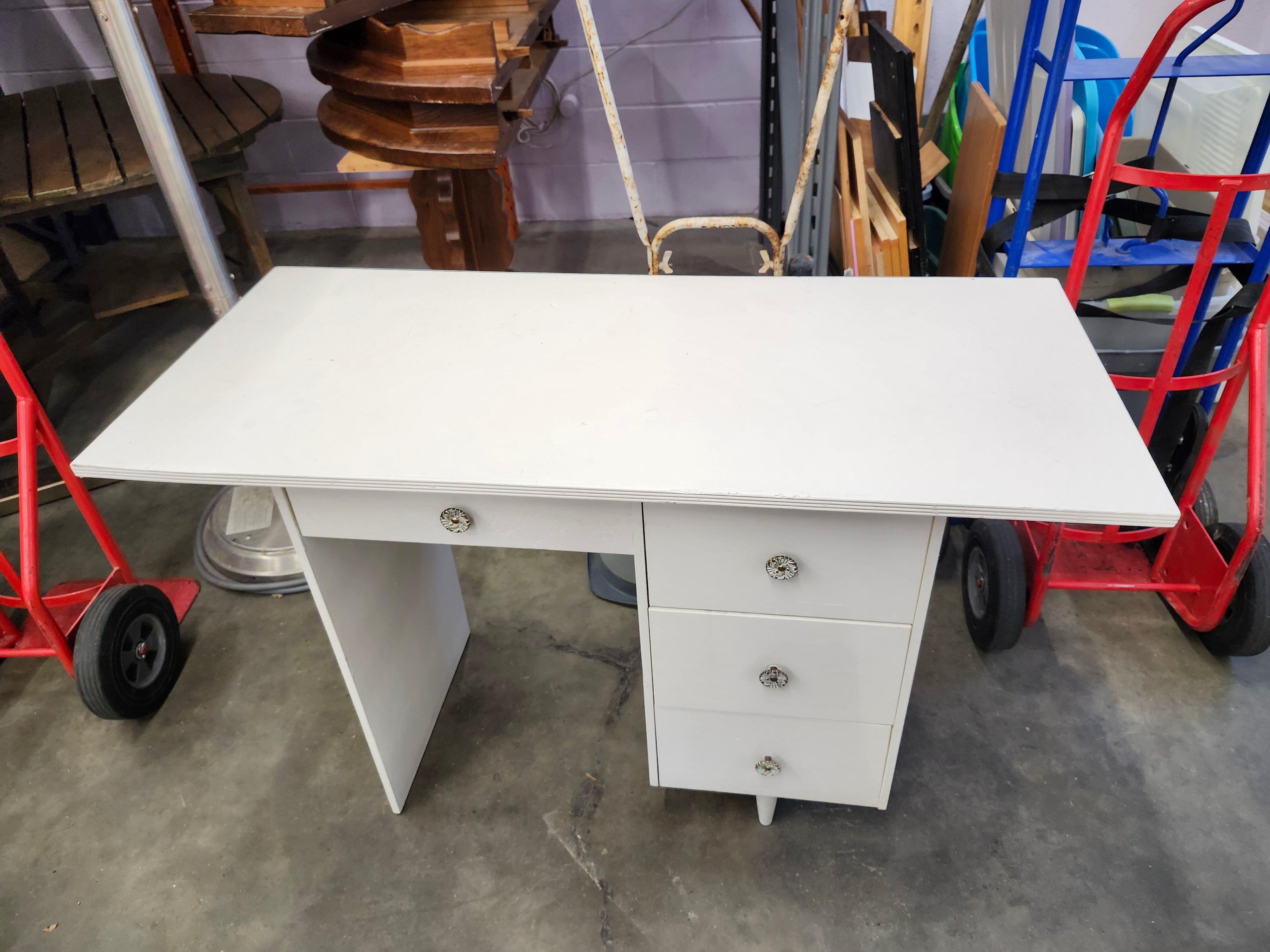 White desk