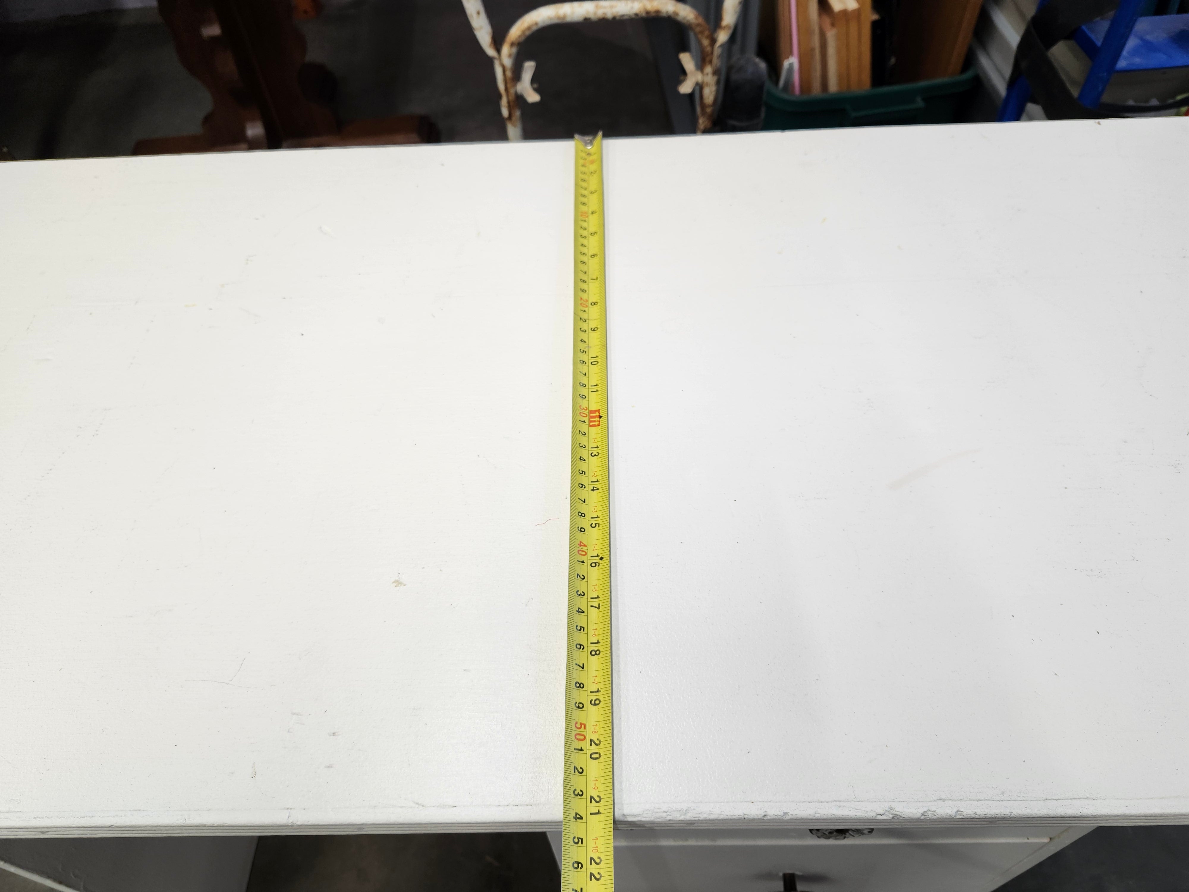 White desk