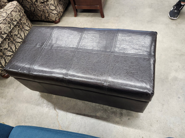 Black ottoman