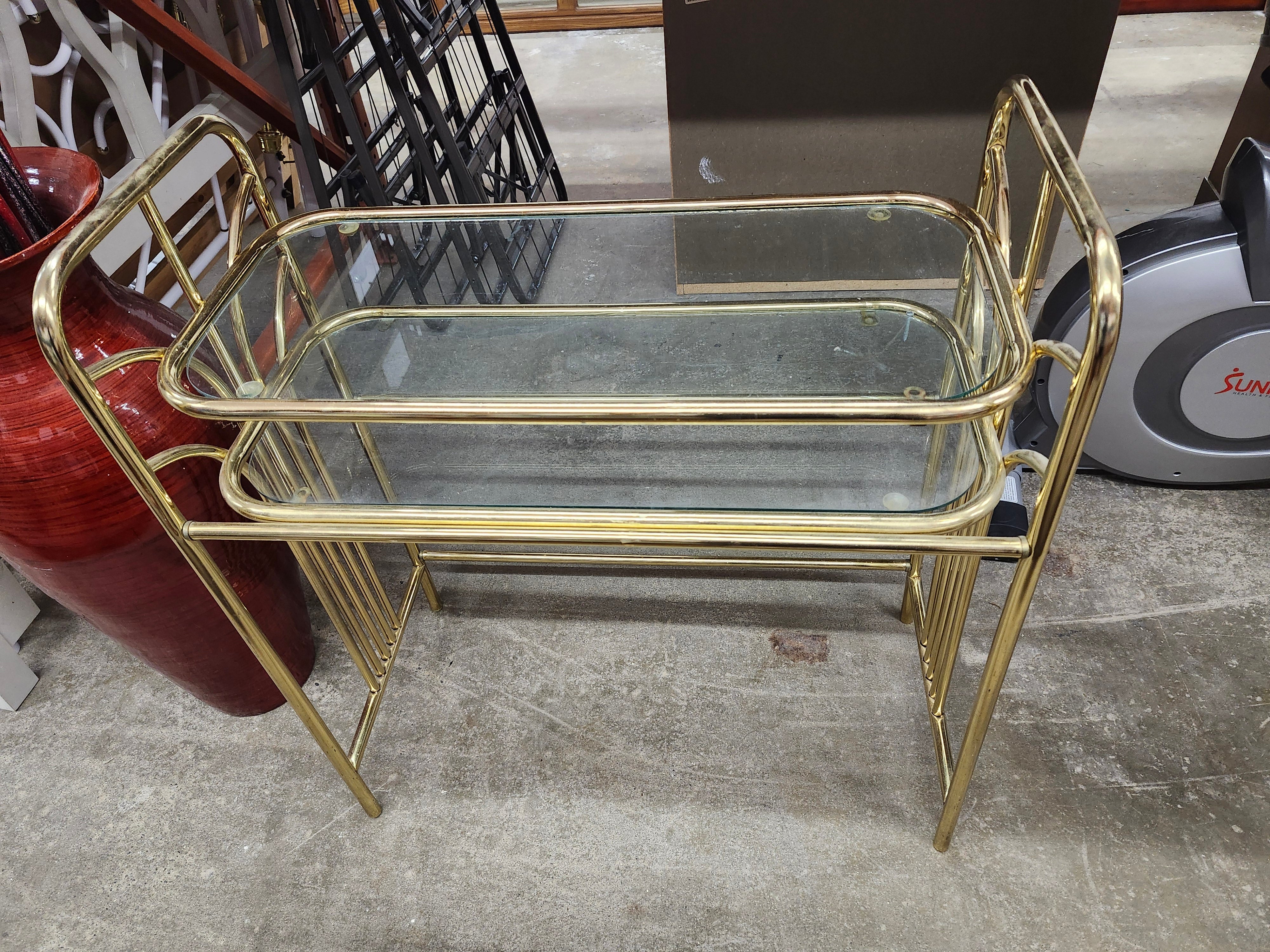 Brass vanity