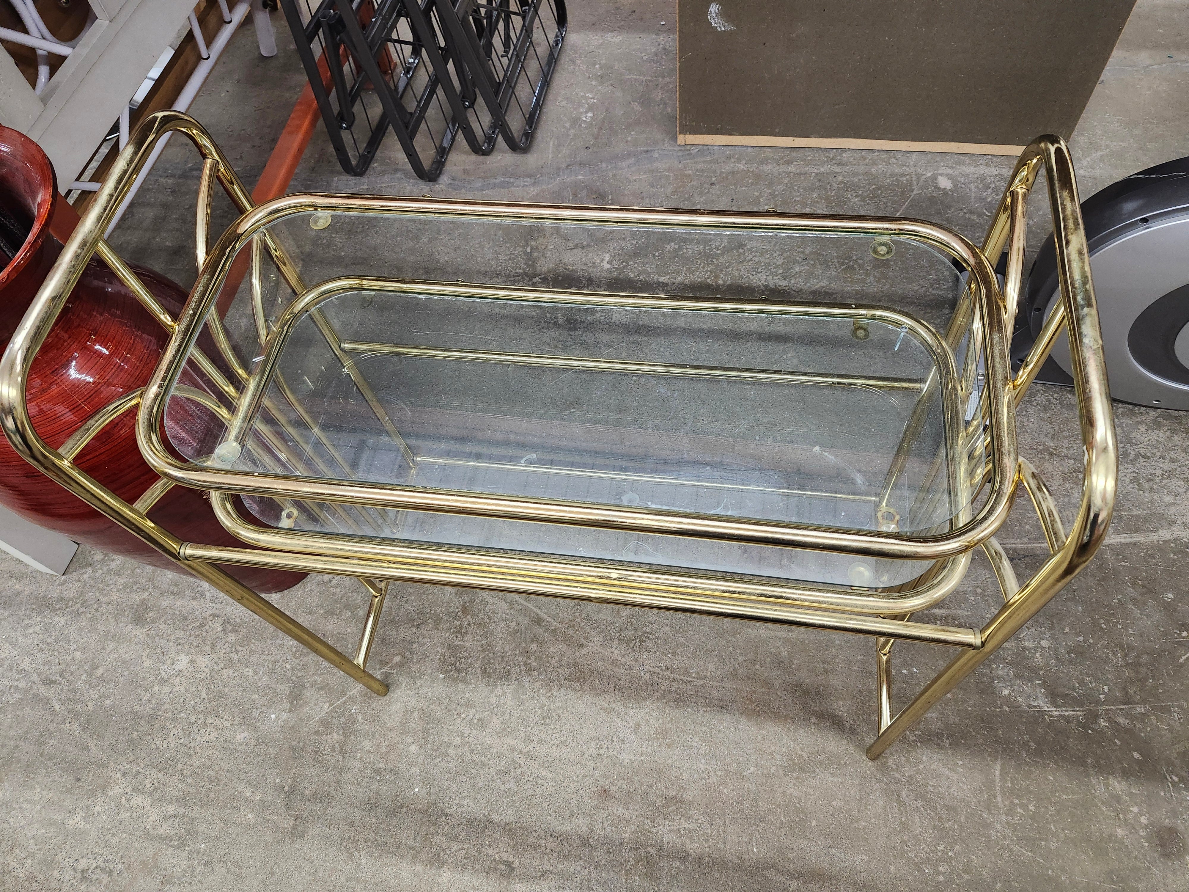 Brass vanity