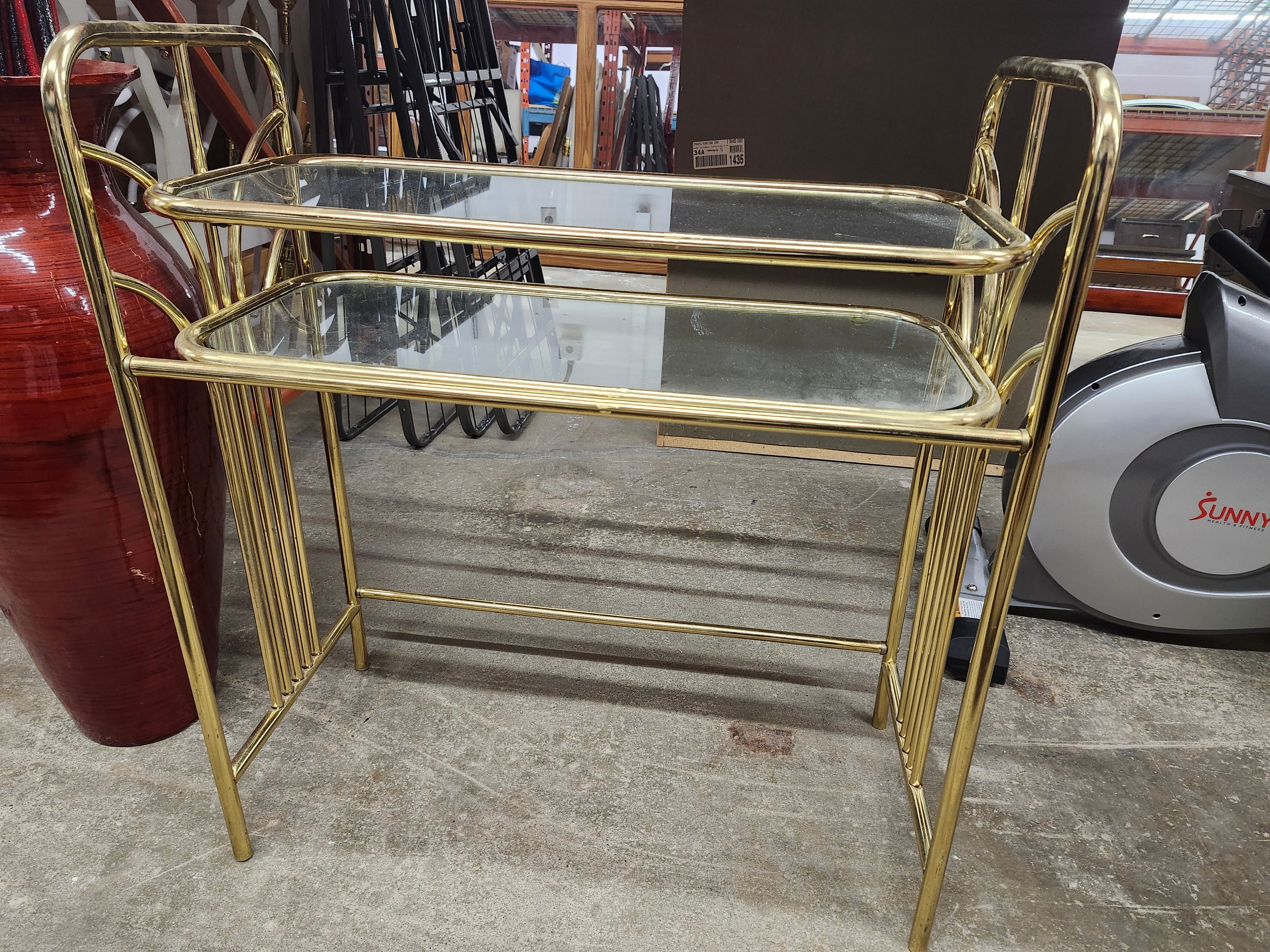 Brass vanity