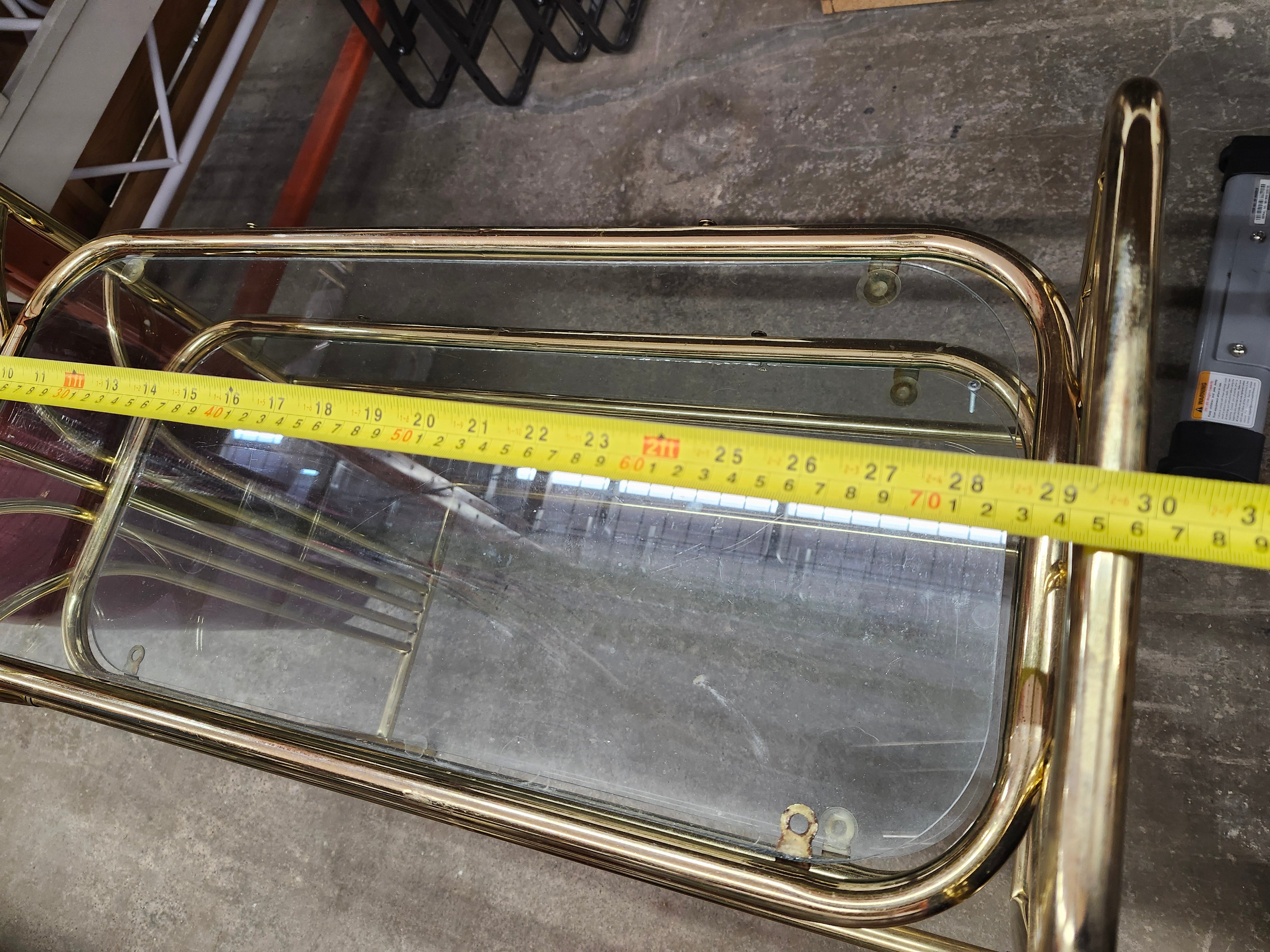 Brass vanity