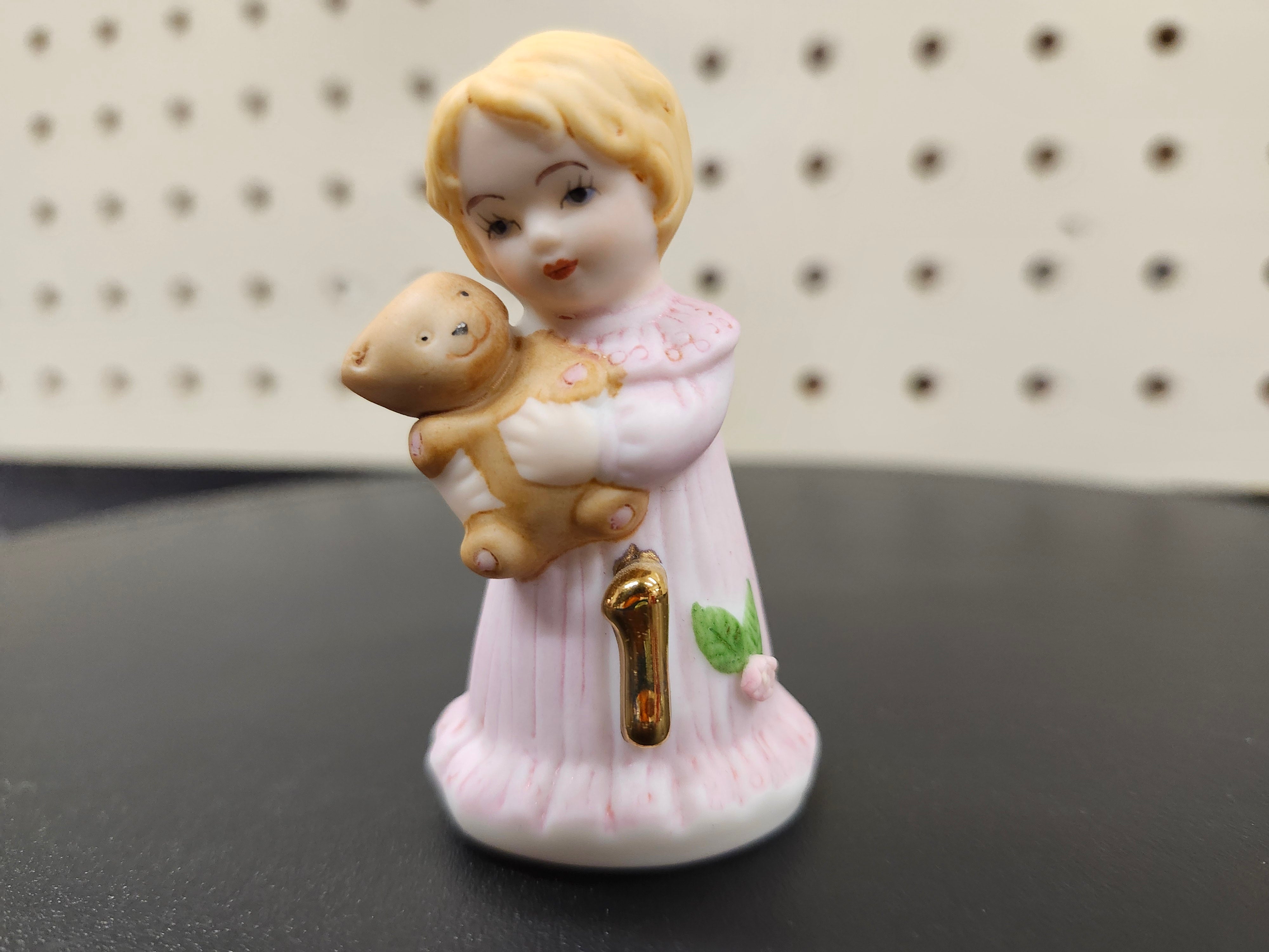 #1 Growing up birthday girl figurines. Brown & blonde hair girls