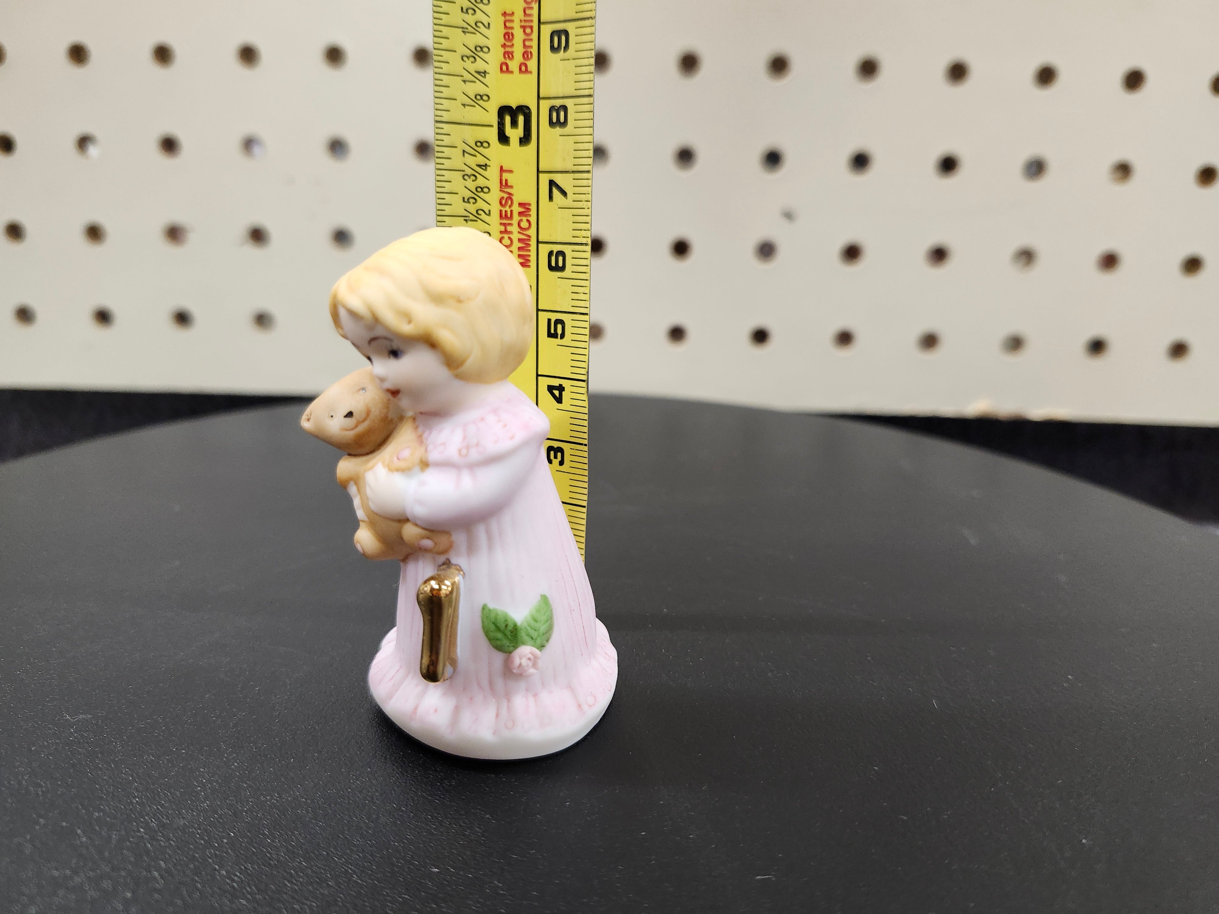 #1 Growing up birthday girl figurines. Brown & blonde hair girls