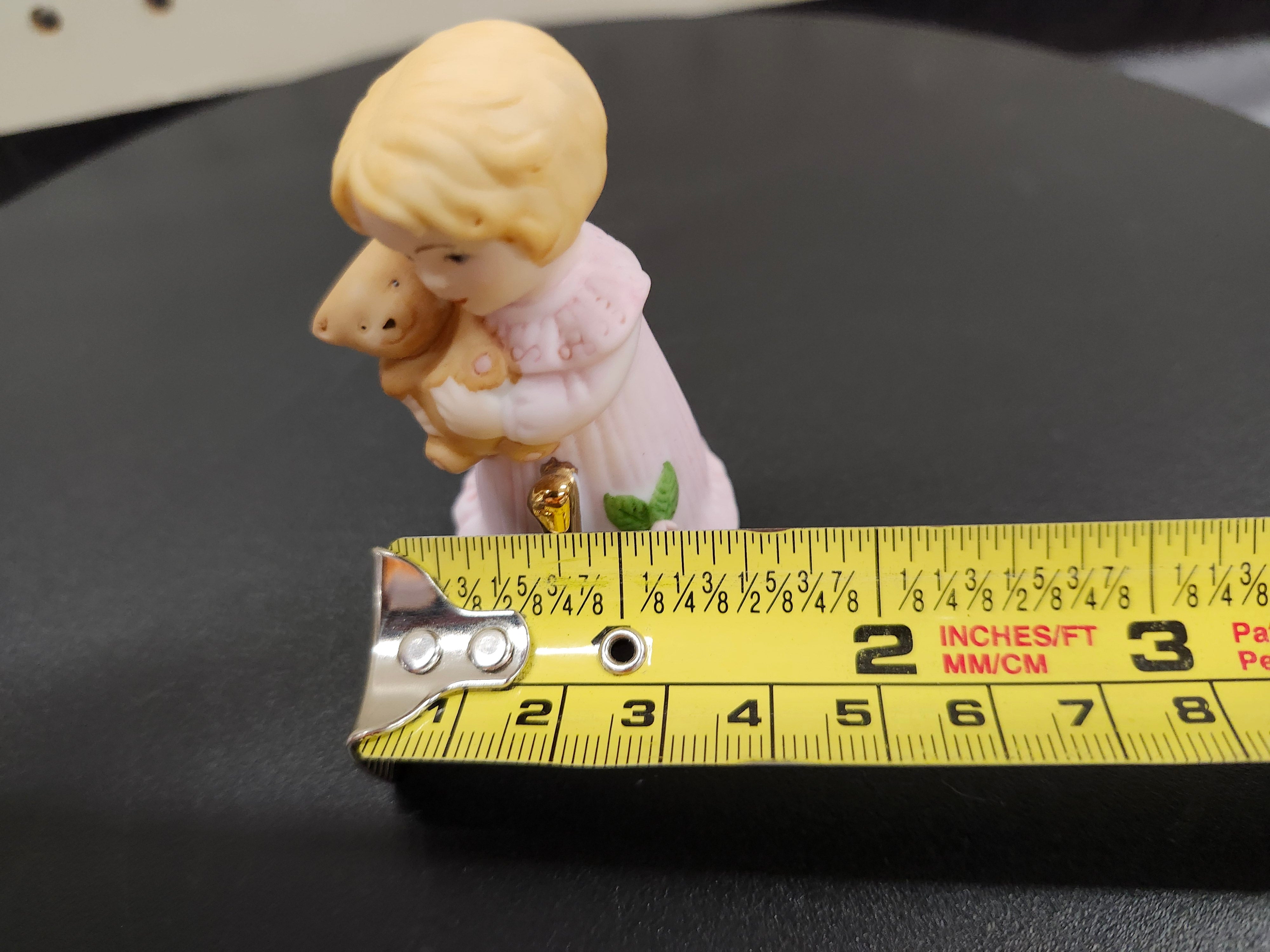 #1 Growing up birthday girl figurines. Brown & blonde hair girls