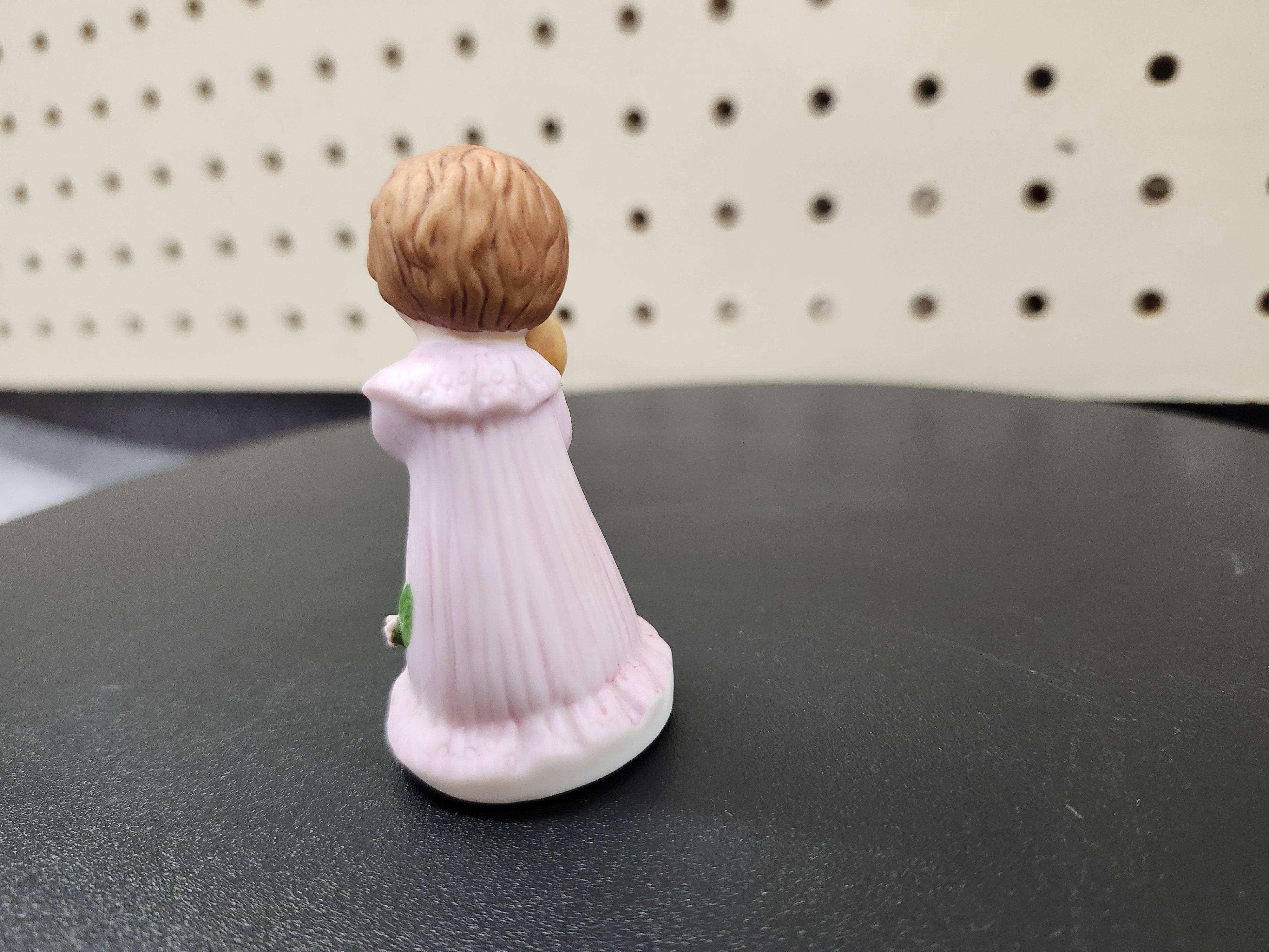 #1 Growing up birthday girl figurines. Brown & blonde hair girls