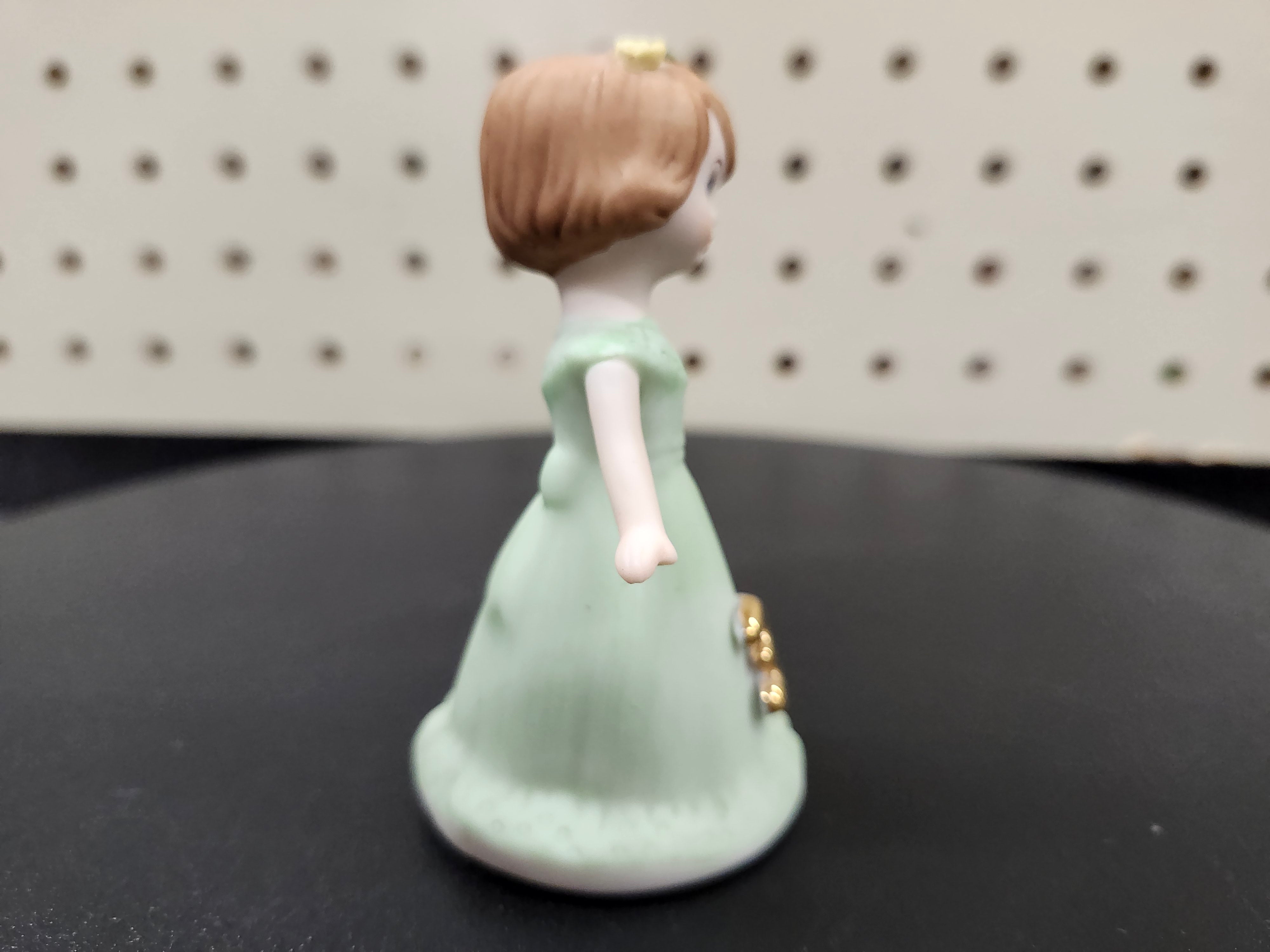 #3 Growing up birthday girl figurines. Brown & blonde hair girls