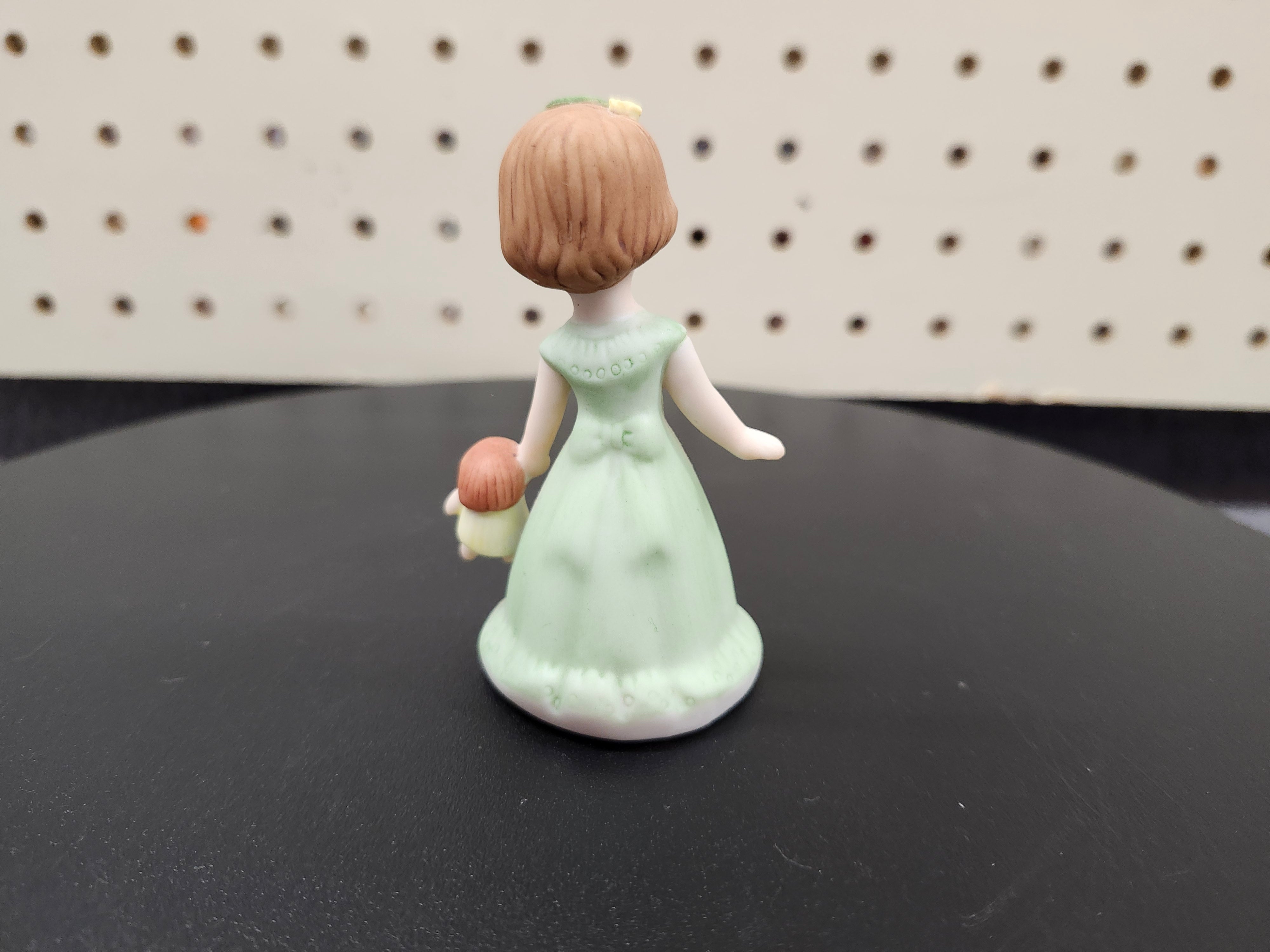 #3 Growing up birthday girl figurines. Brown & blonde hair girls