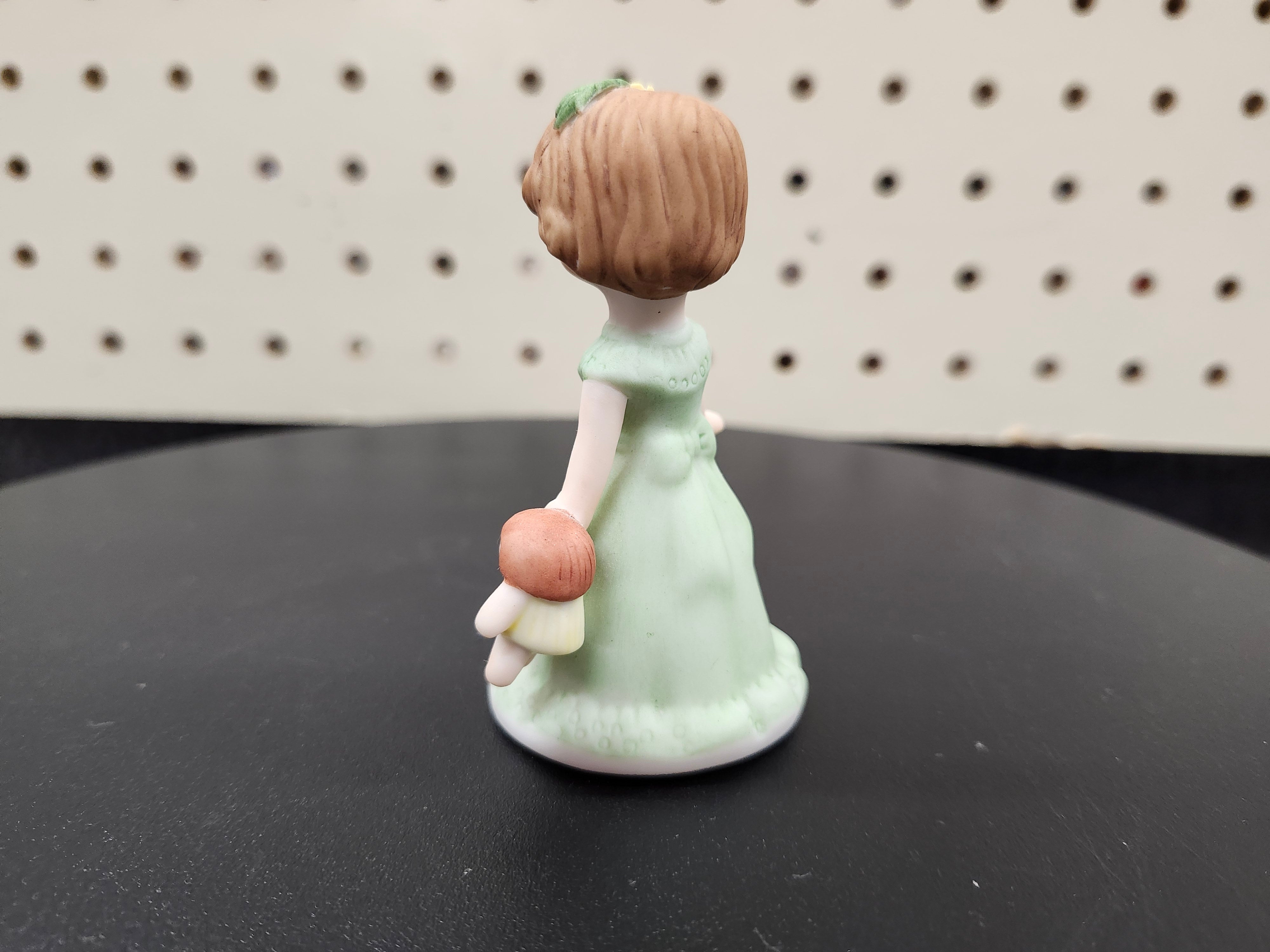 #3 Growing up birthday girl figurines. Brown & blonde hair girls