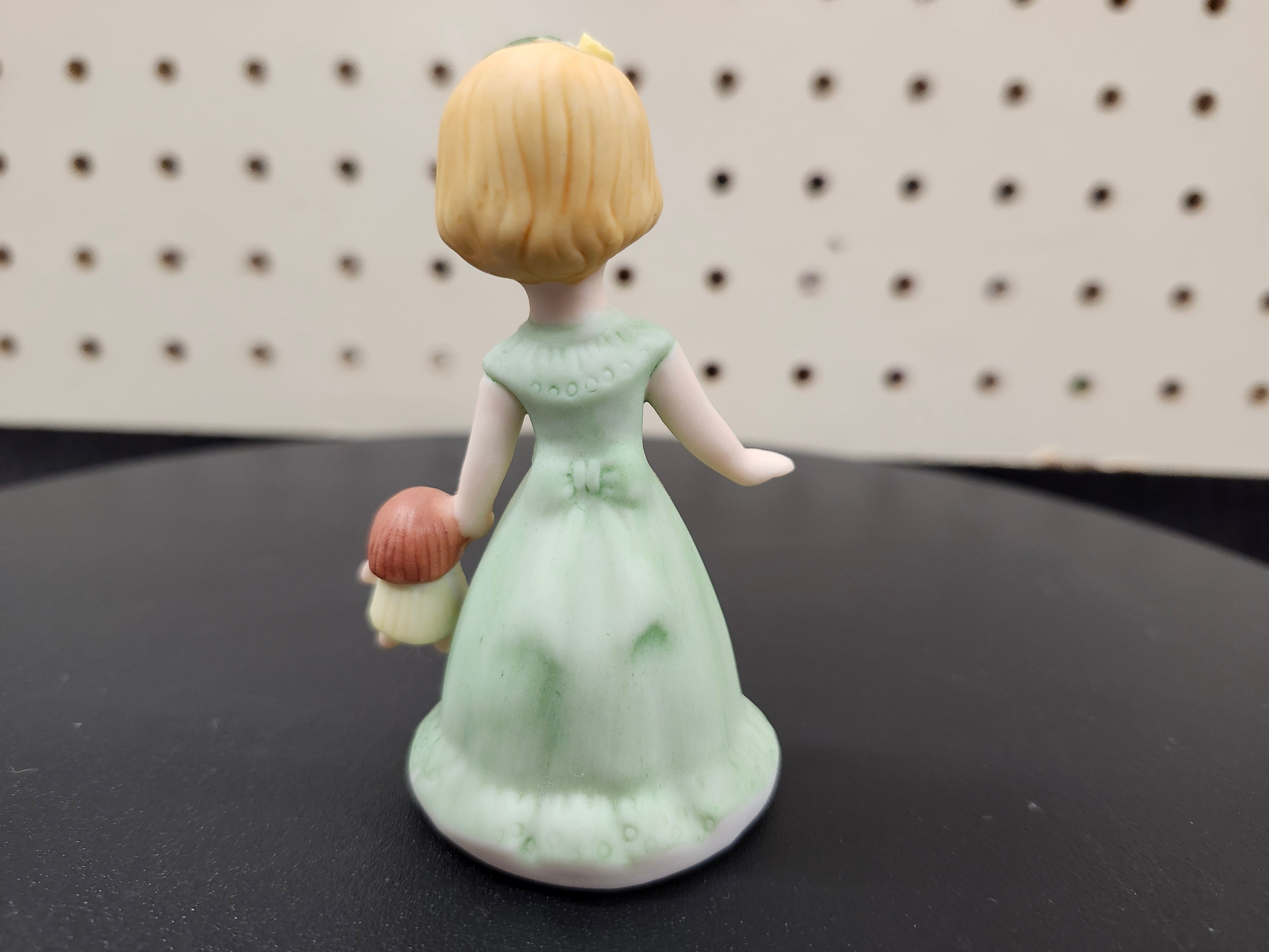 #3 Growing up birthday girl figurines. Brown & blonde hair girls