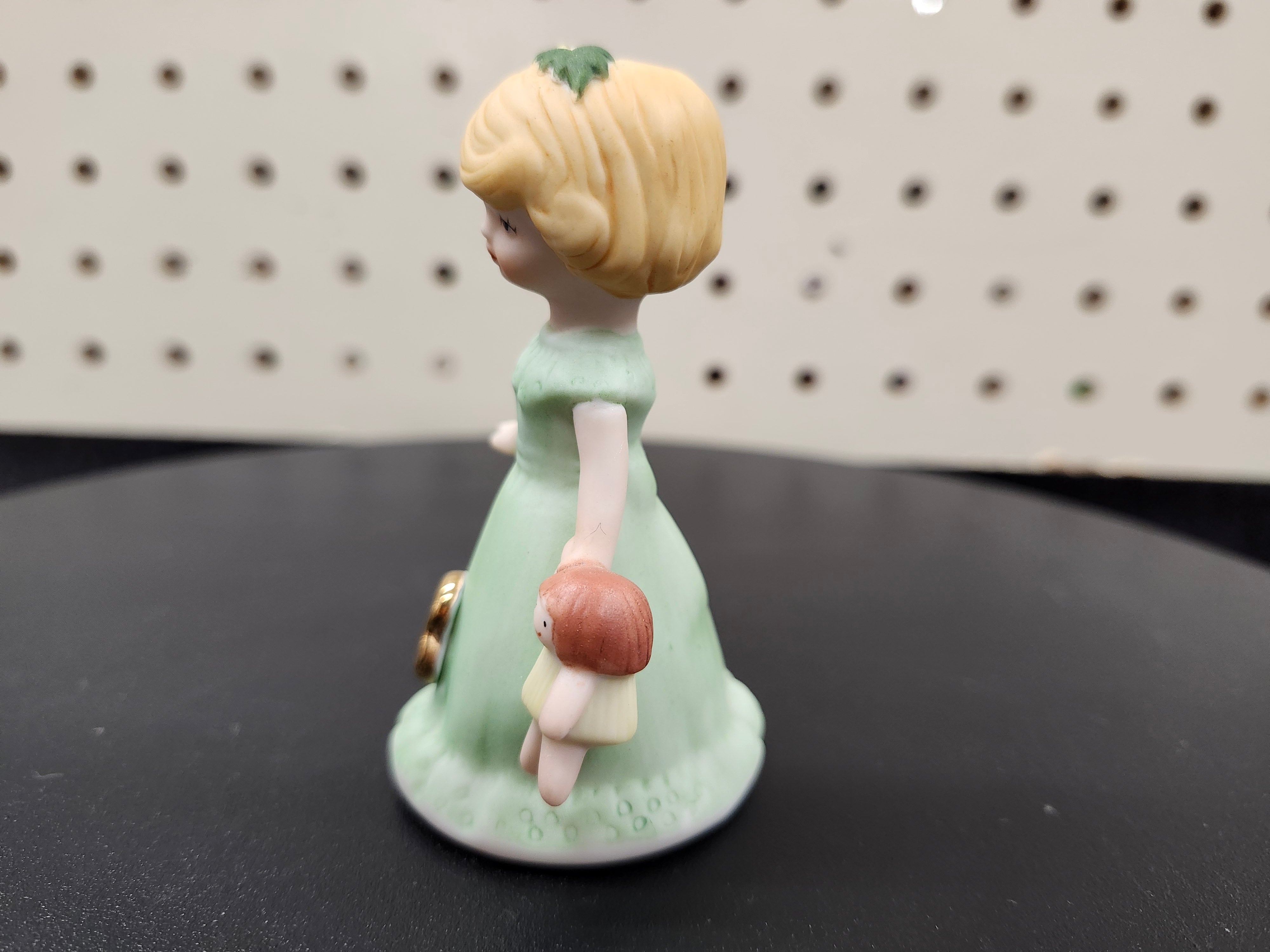 #3 Growing up birthday girl figurines. Brown & blonde hair girls