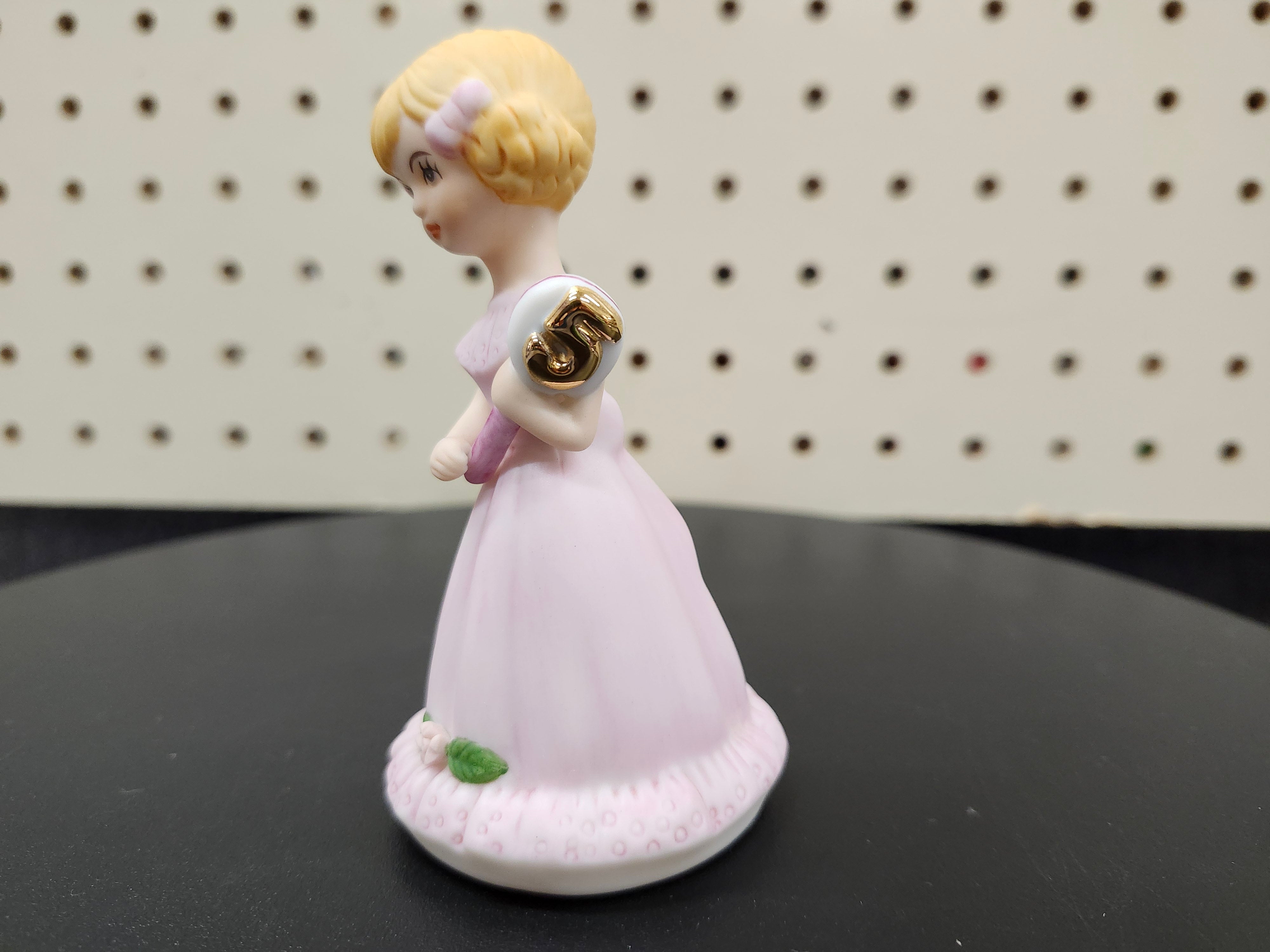 #5 Growing up birthday girl figurine