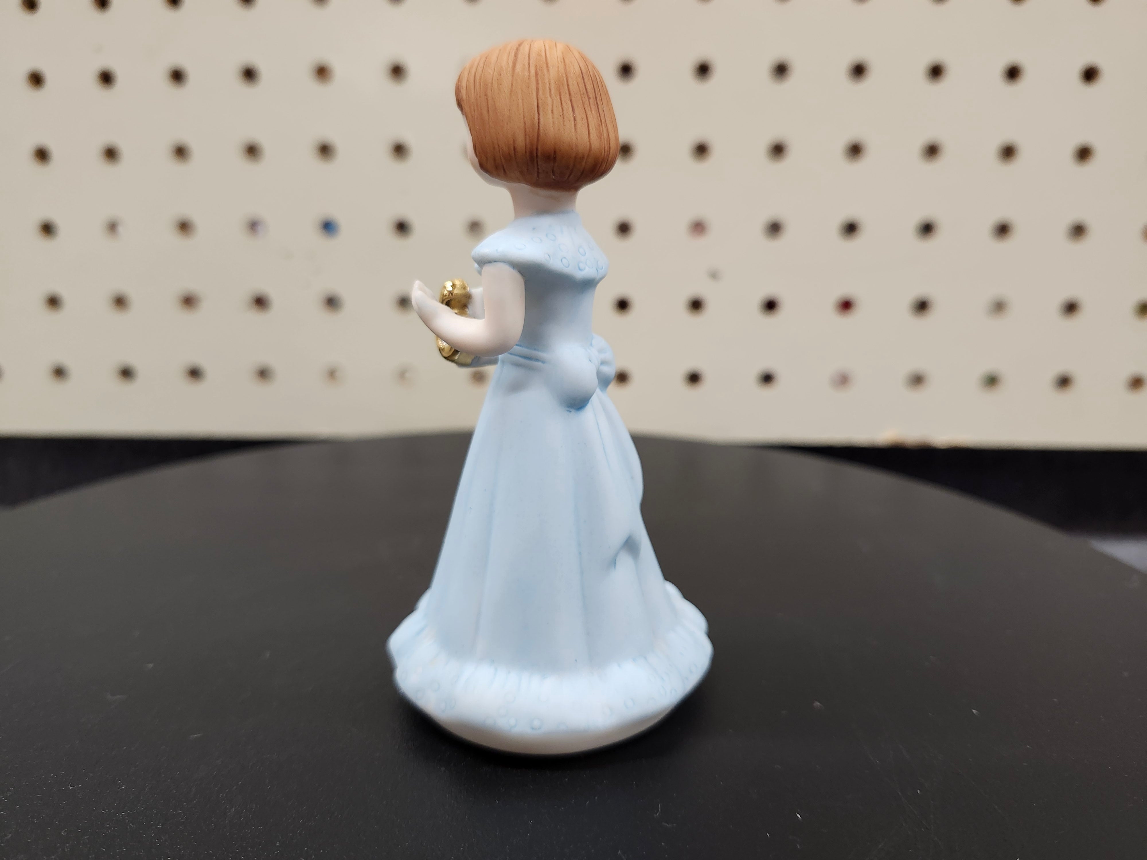 #6 Growing up birthday girl figurines. Brown & blonde hair girls