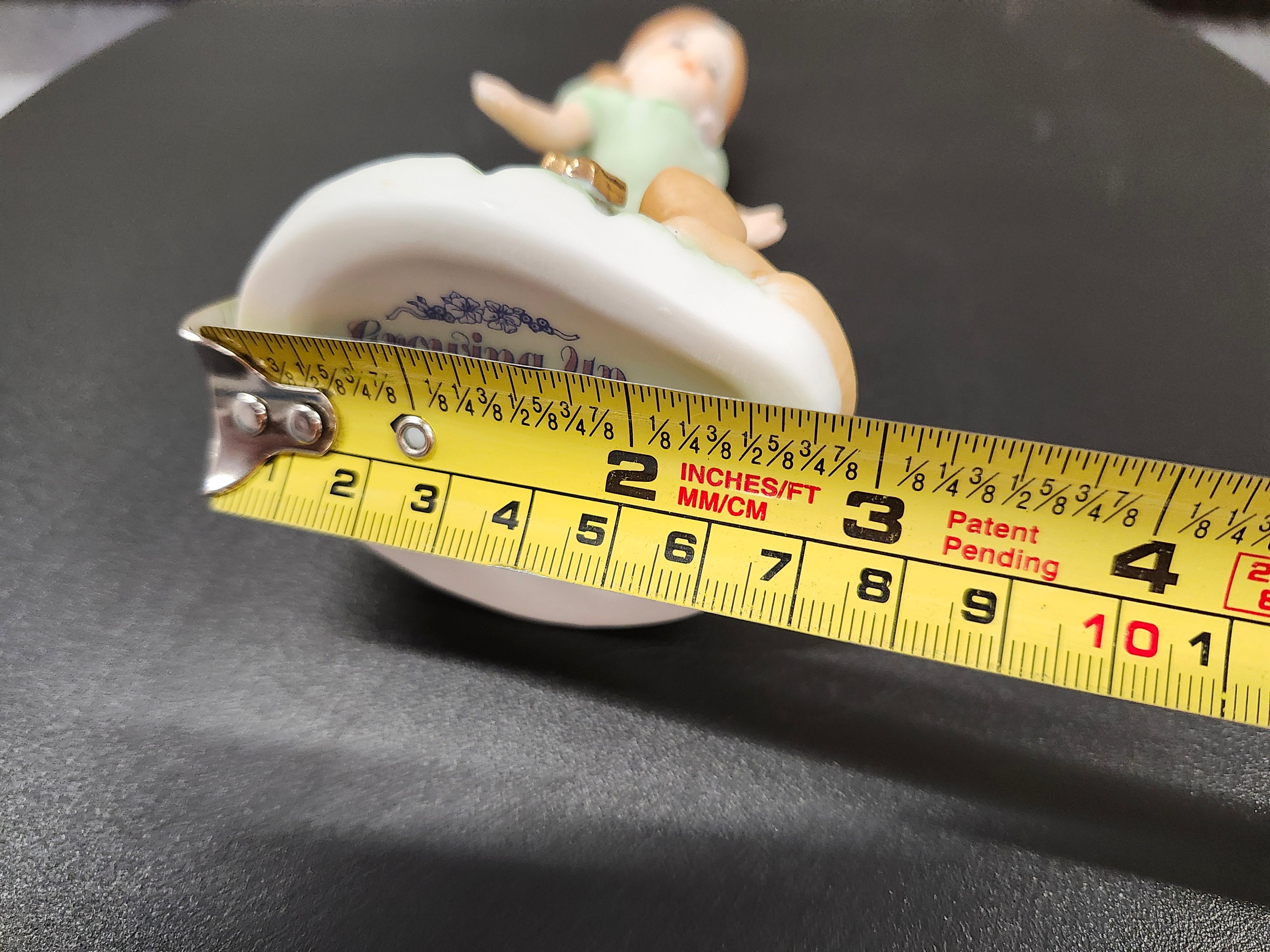 #7 Growing up birthday girl figurines. Brown & blonde hair girls
