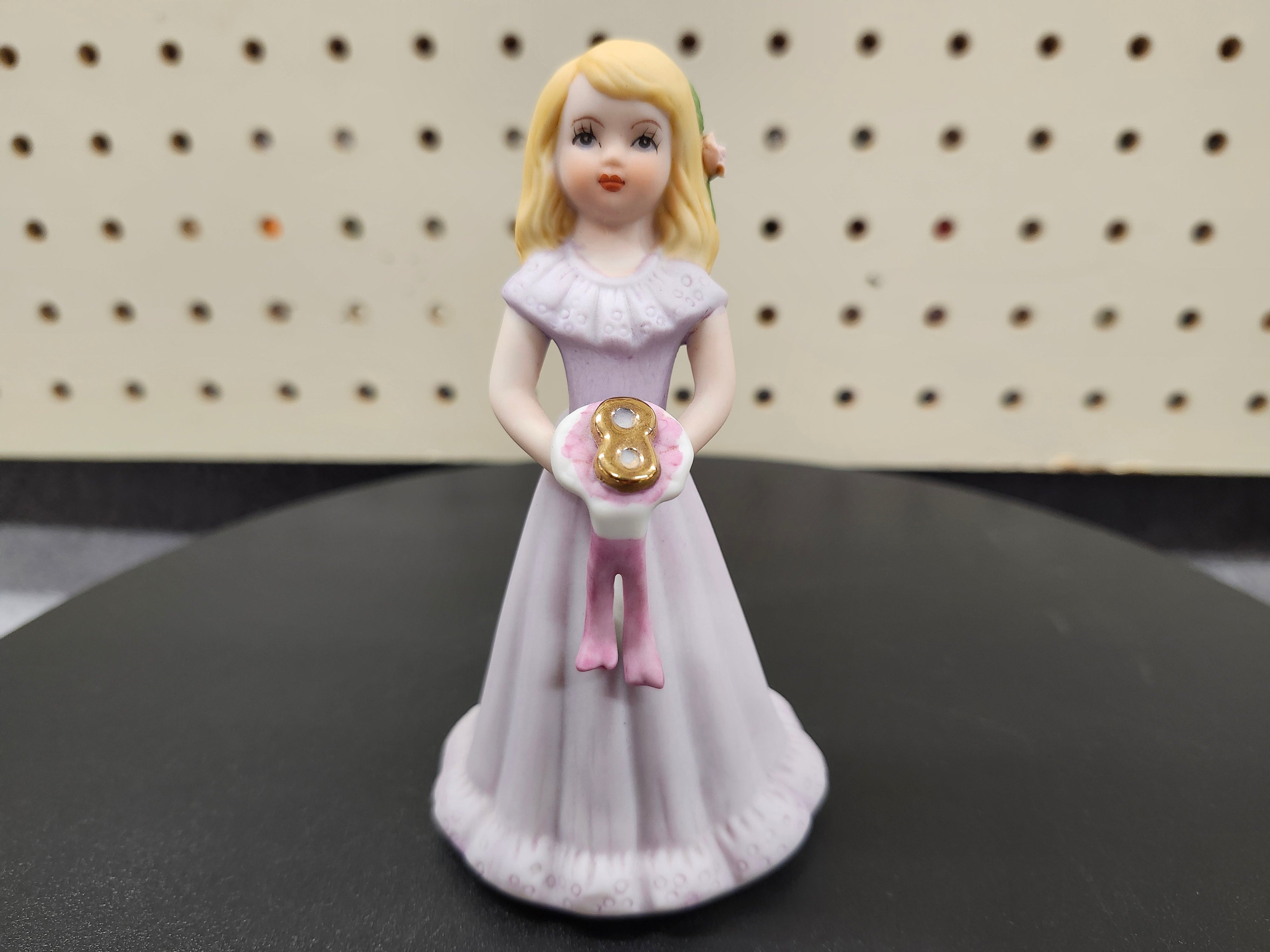 #8 Growing up birthday girl figurine