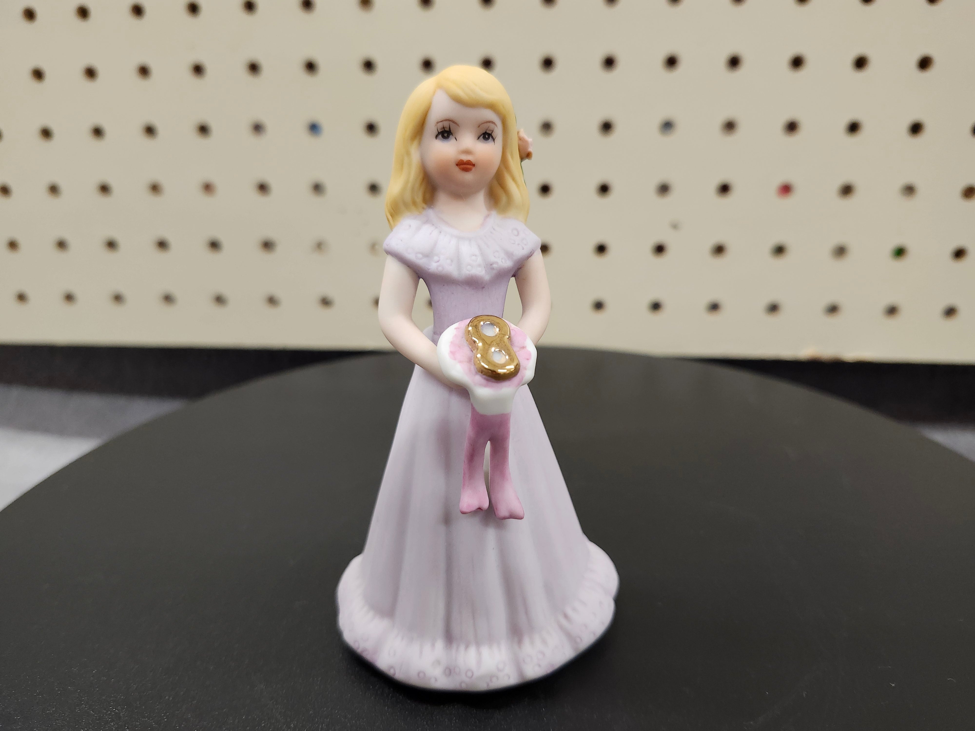 #8 Growing up birthday girl figurine