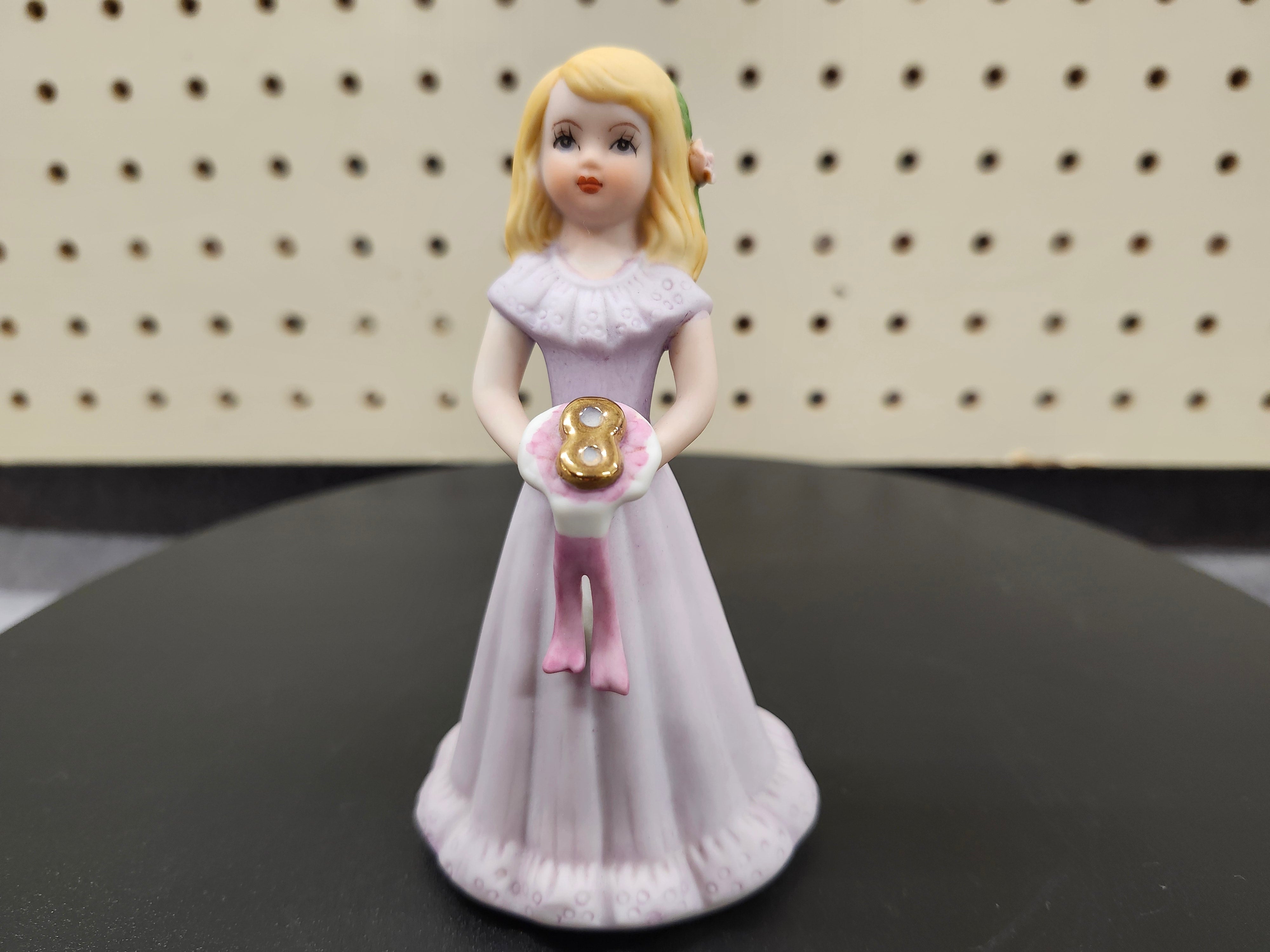 #8 Growing up birthday girl figurine