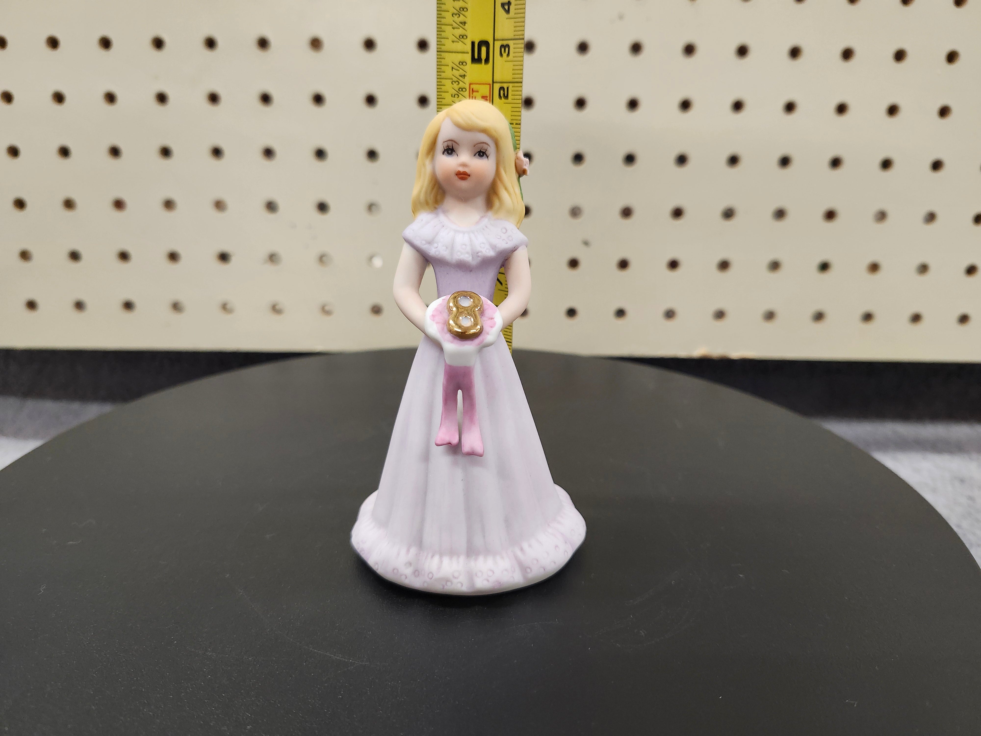 #8 Growing up birthday girl figurine