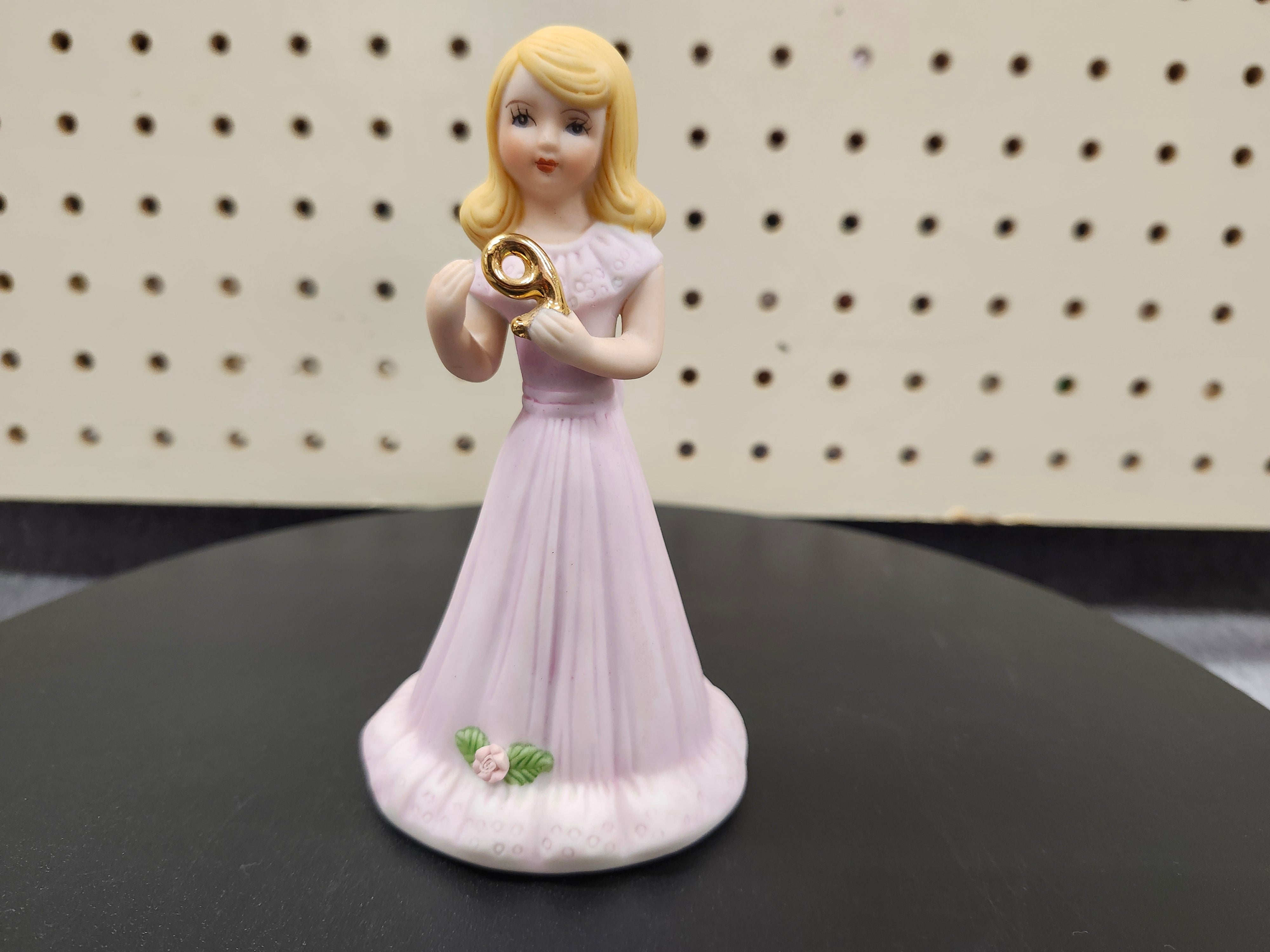 #9 Growing up birthday girl figurine