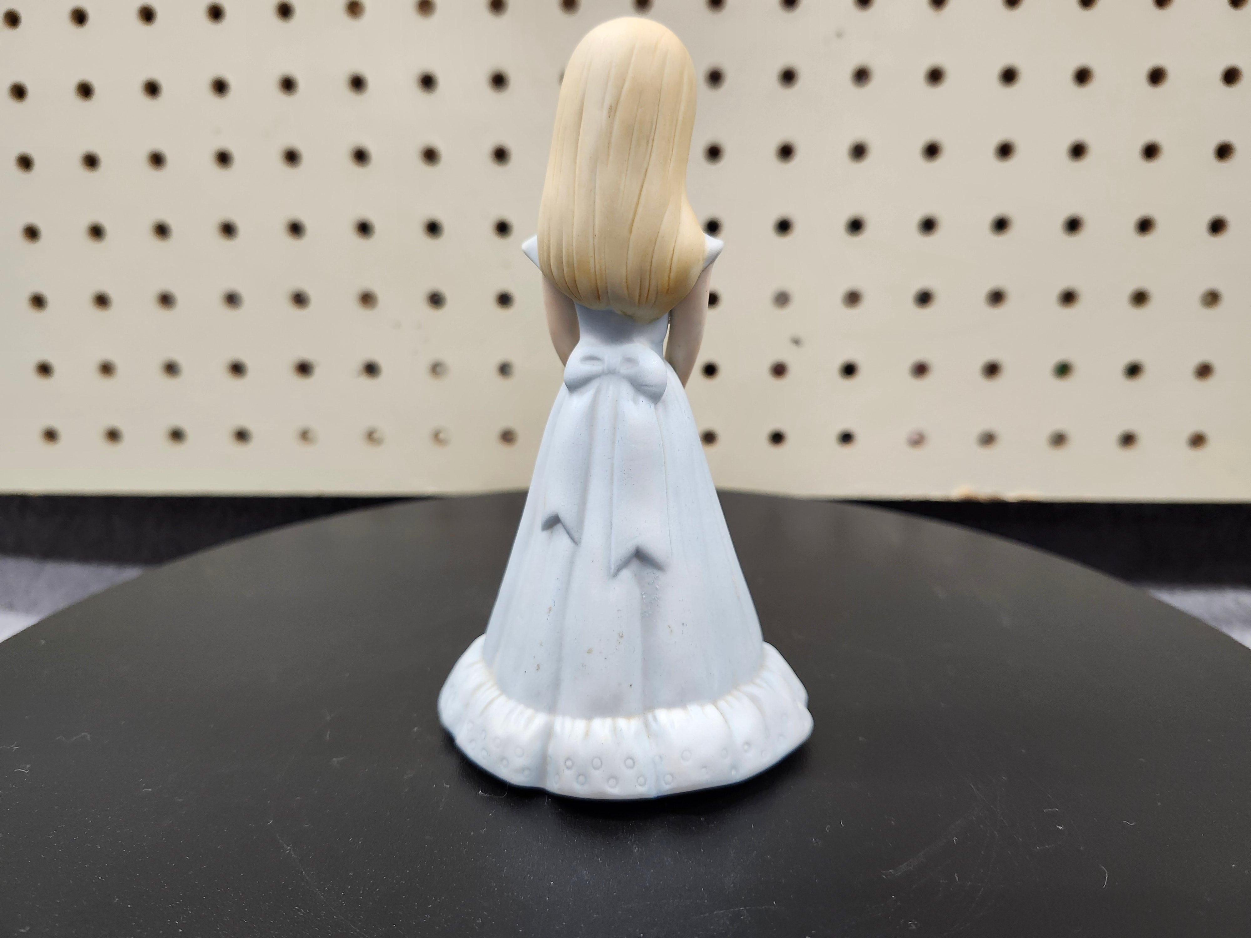 #10 Growing up birthday girl figurines. Blonde & brown hair girls