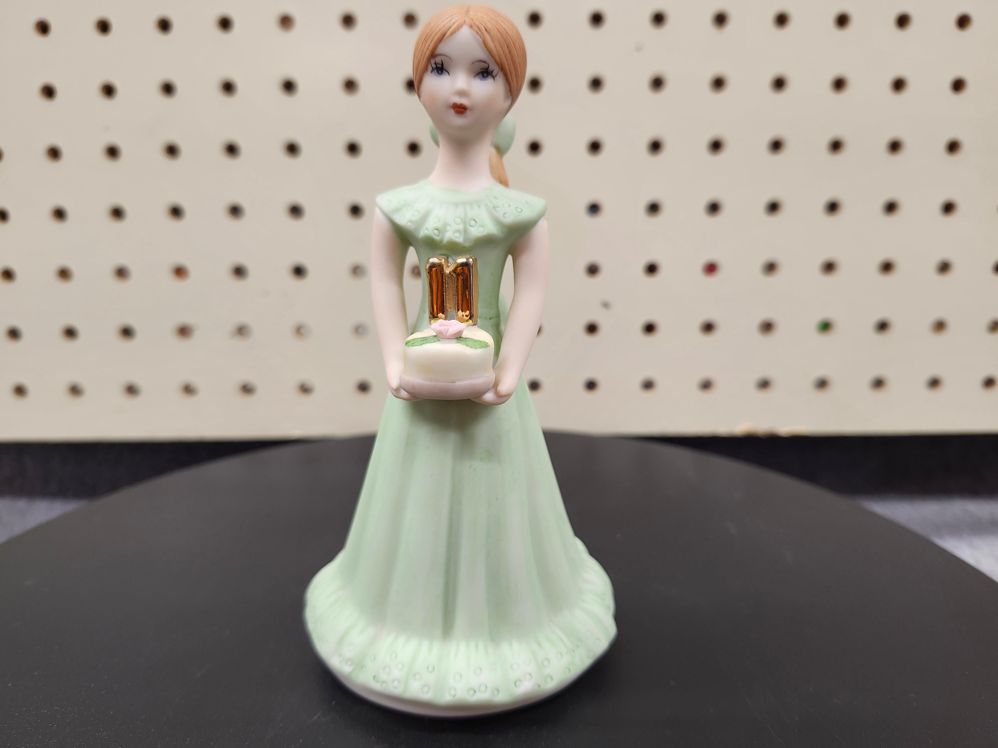 #11 Growing up birthday girl figurine
