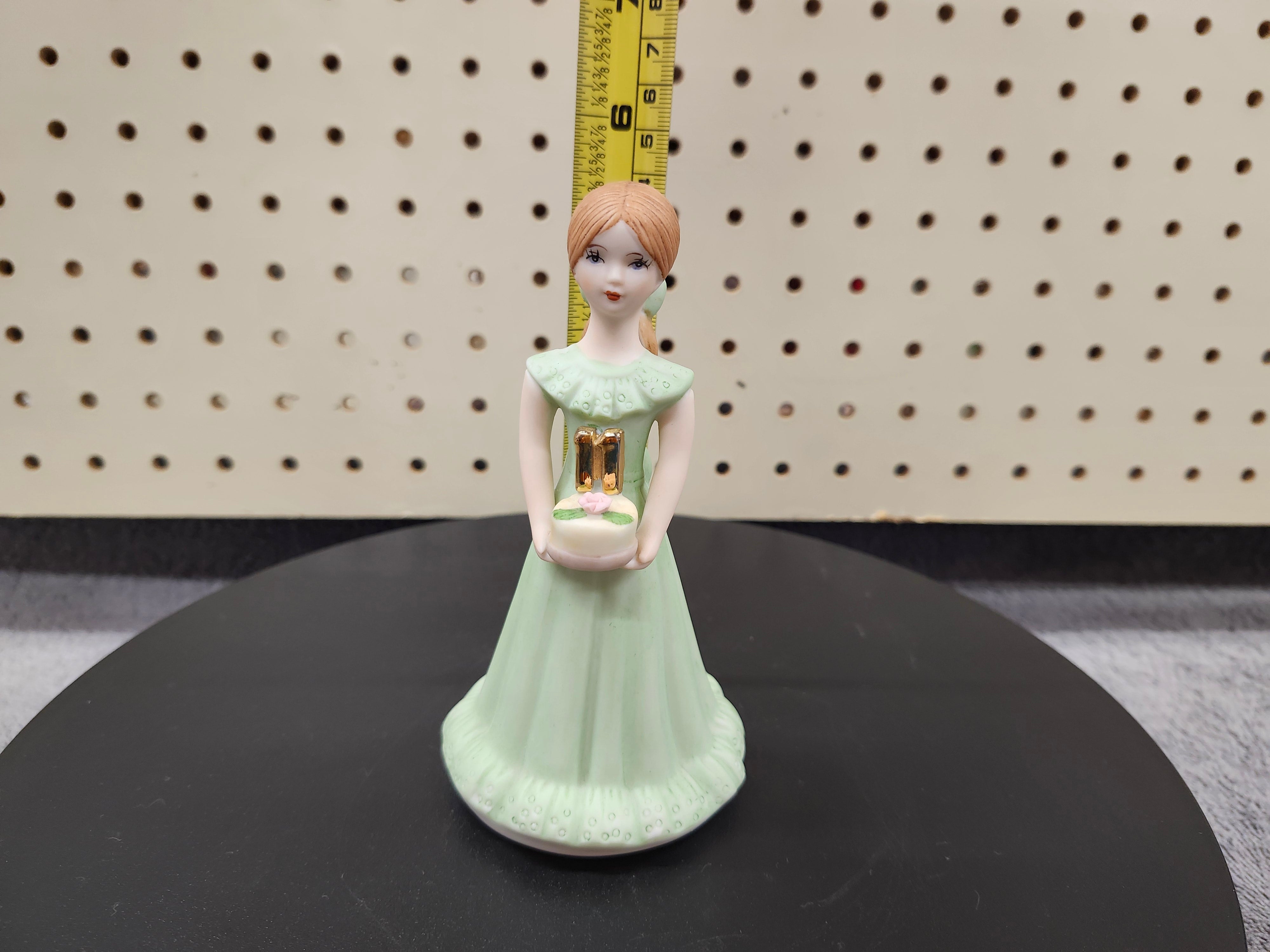 #11 Growing up birthday girl figurine