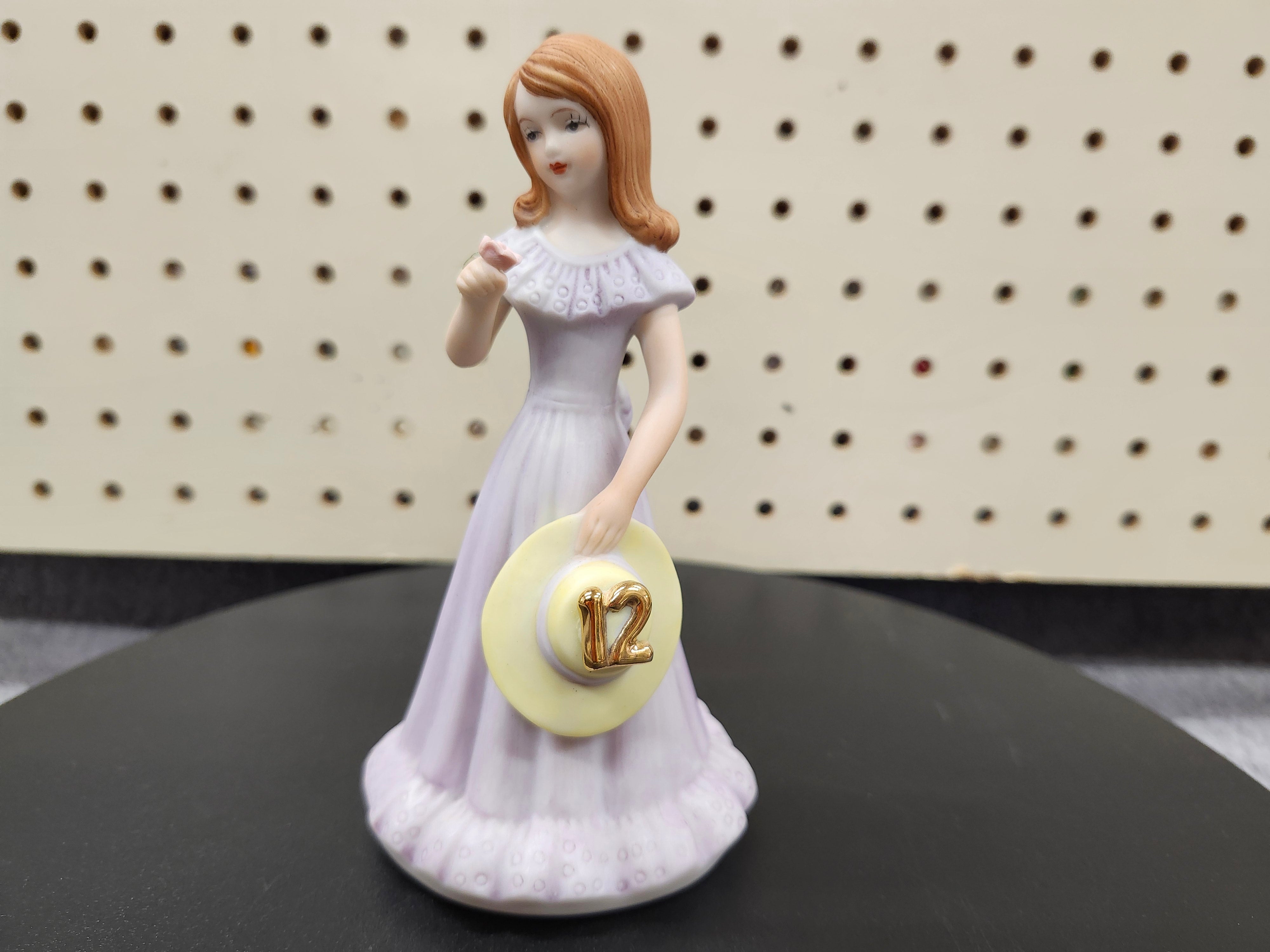 #12 Growing up birthday girl figurine