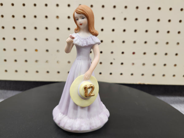 #12 Growing up birthday girl figurine