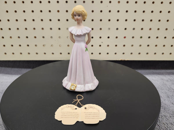 #13 Growing up birthday girl figurine