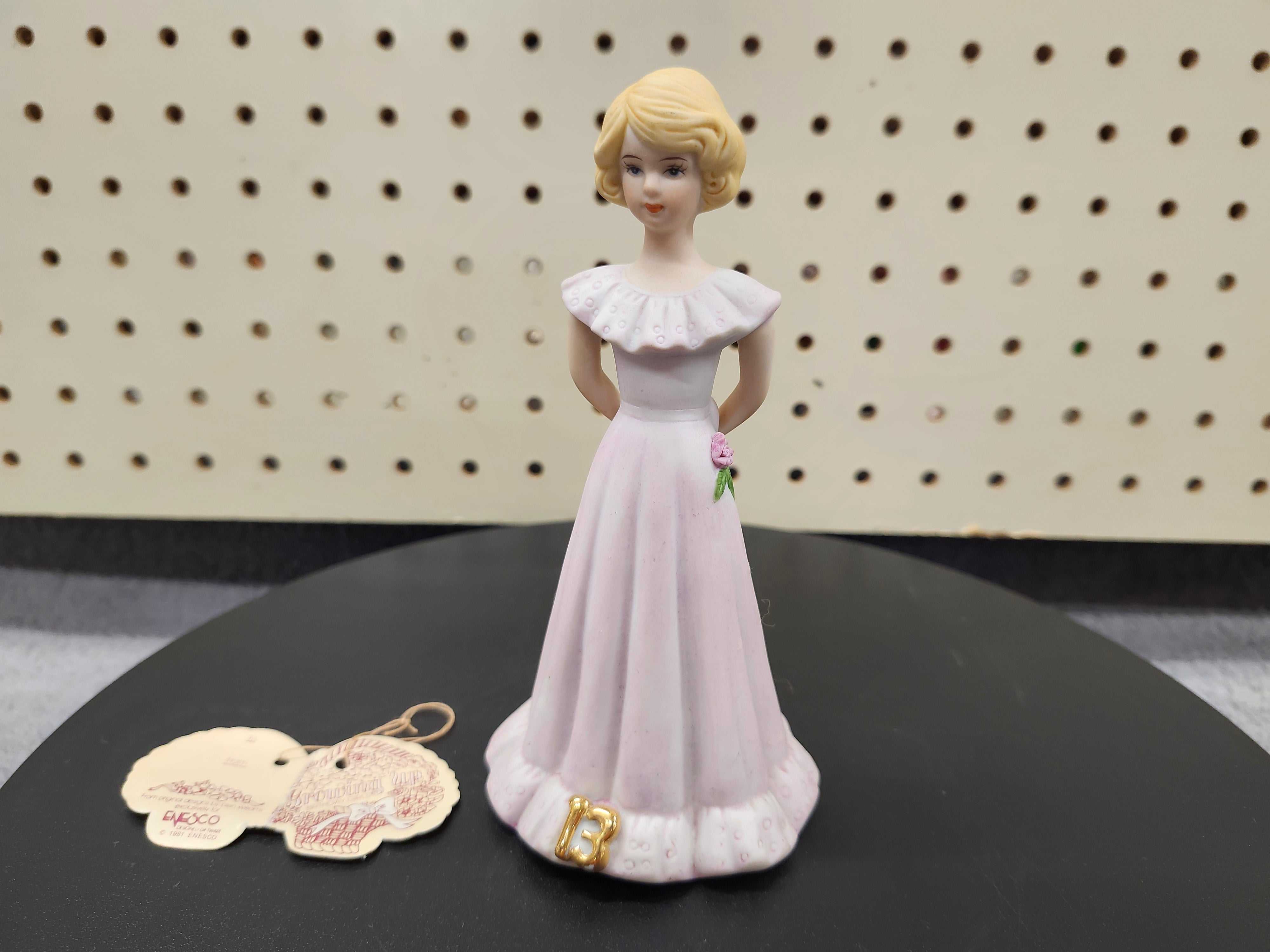 #13 Growing up birthday girl figurine