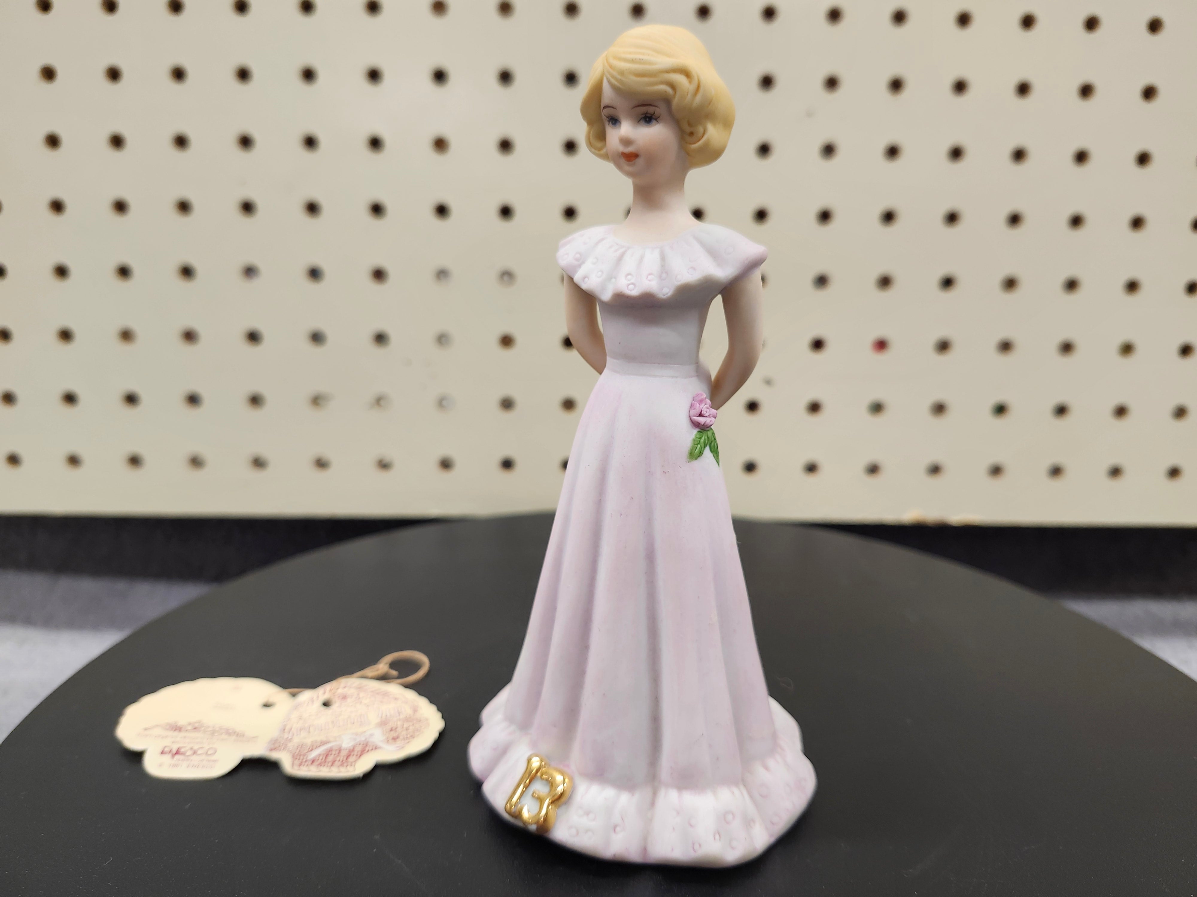 #13 Growing up birthday girl figurine