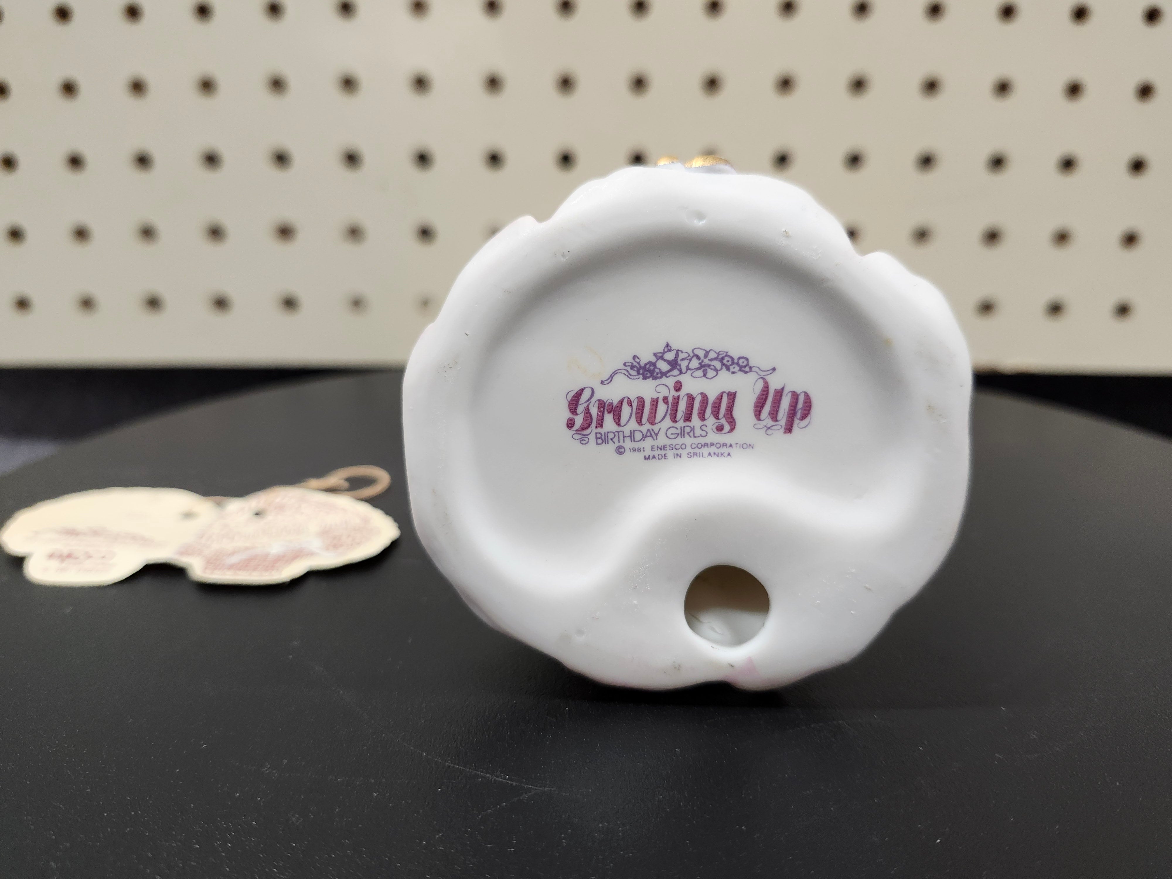 #13 Growing up birthday girl figurine