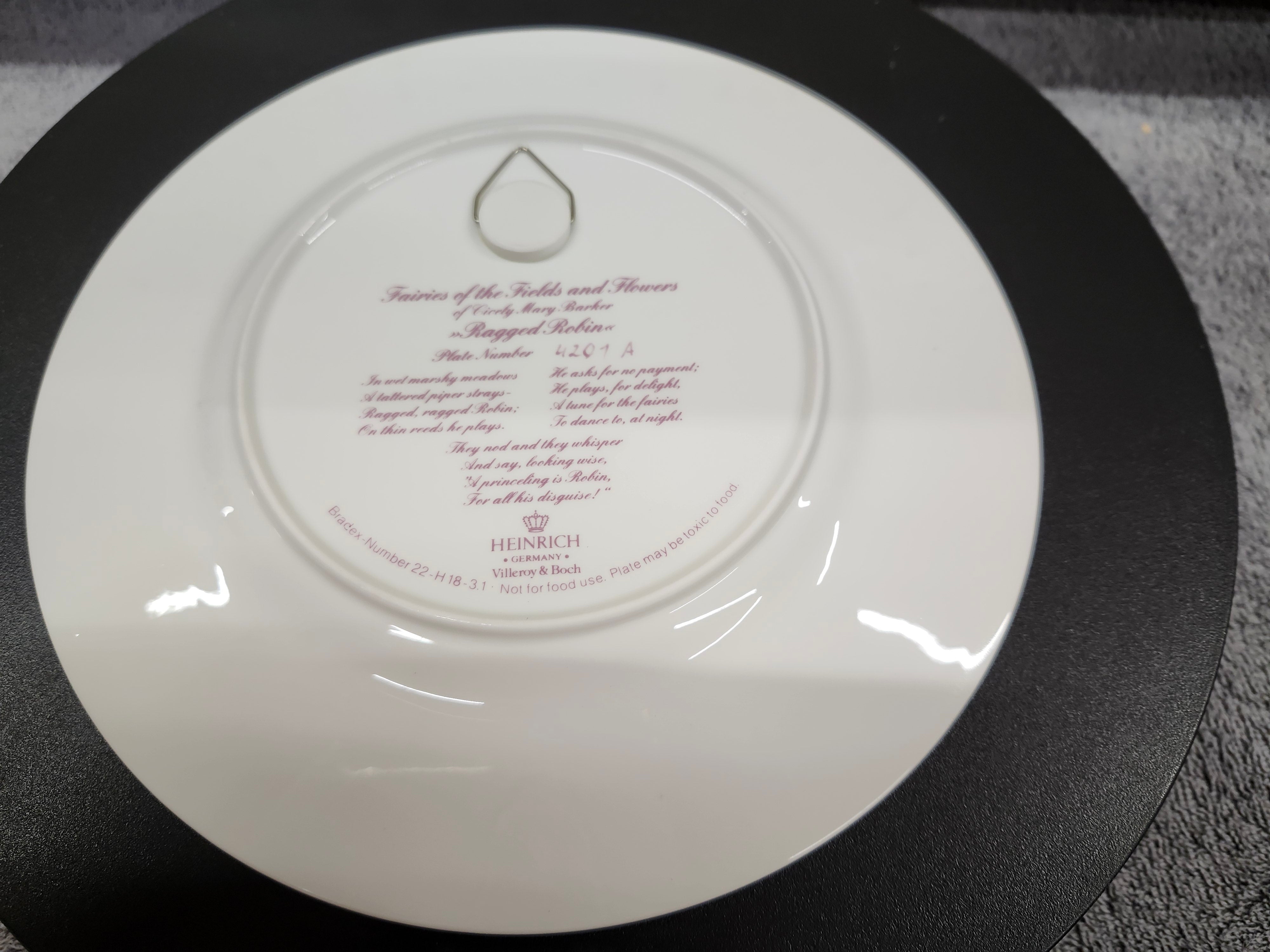 Decorative fairy plate