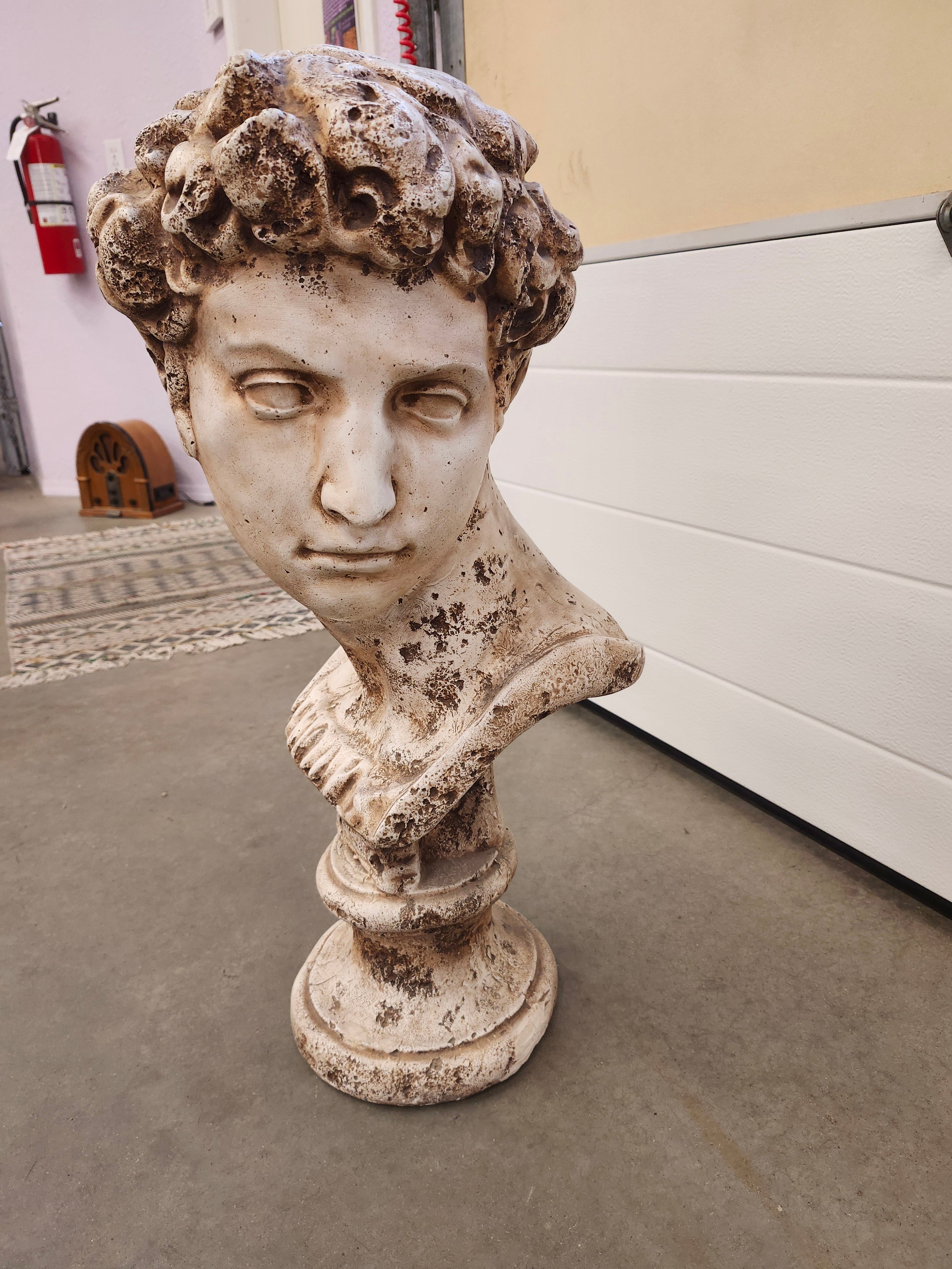 Solid heavy statue