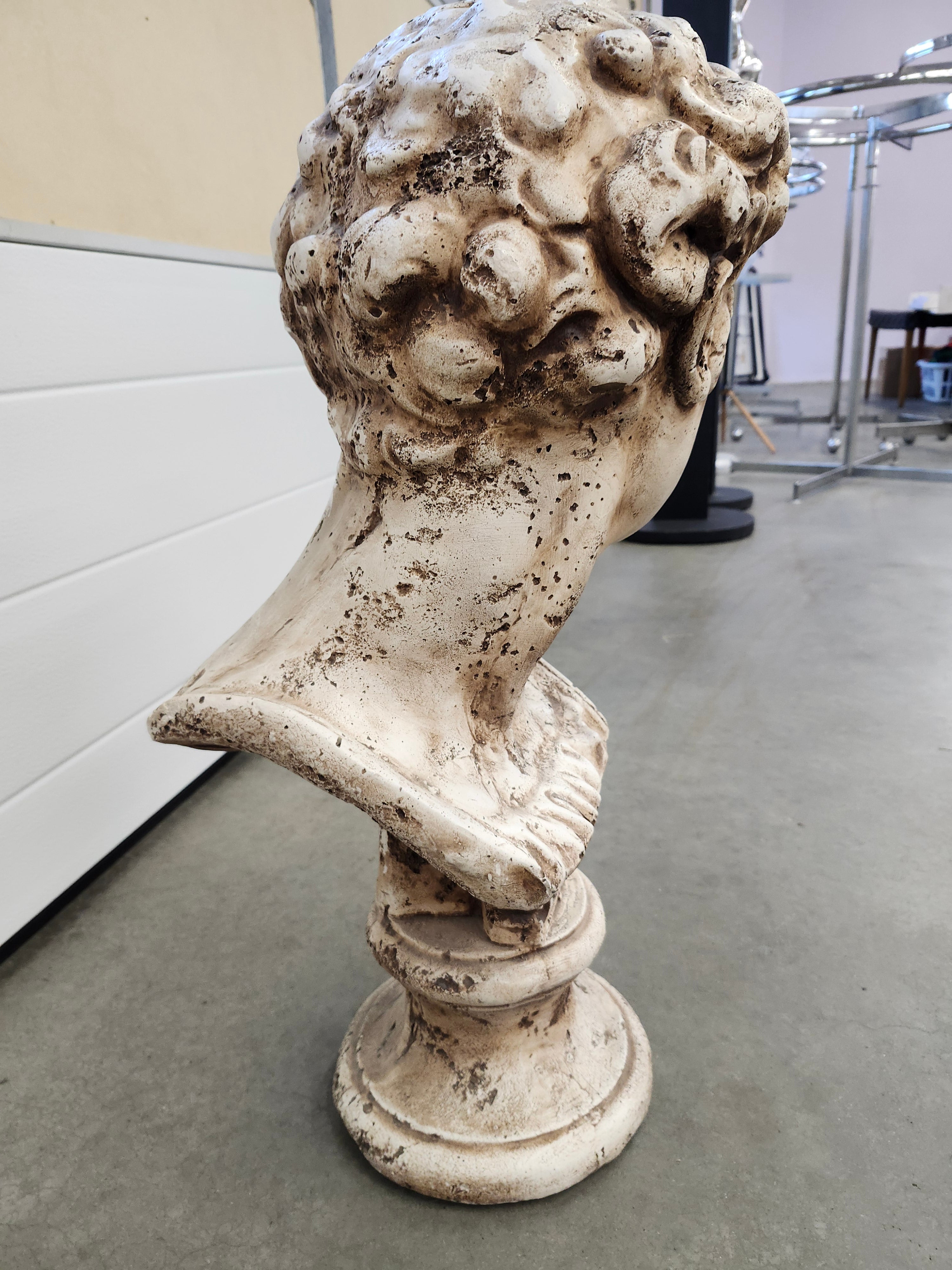 Solid heavy statue