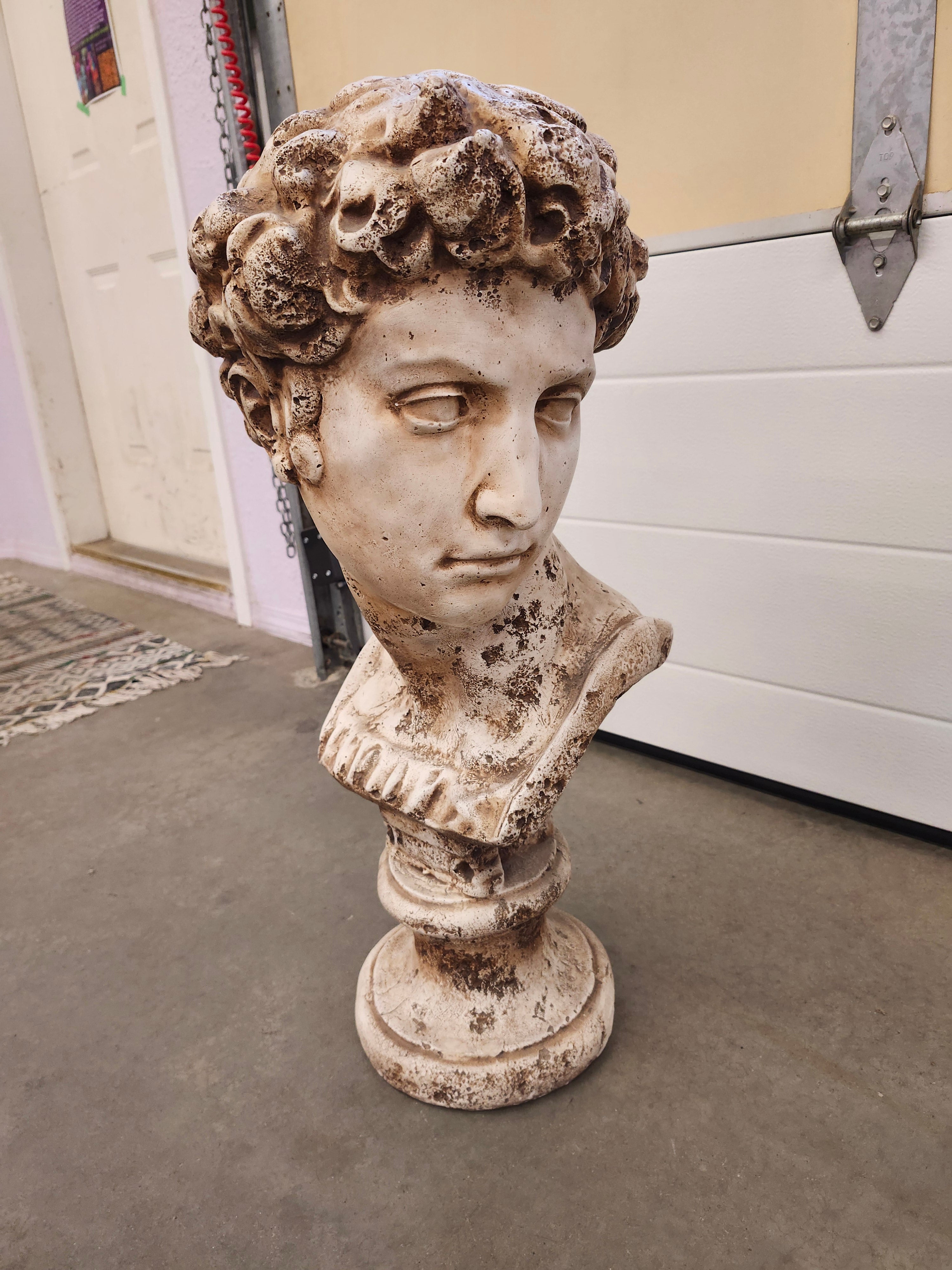 Solid heavy statue