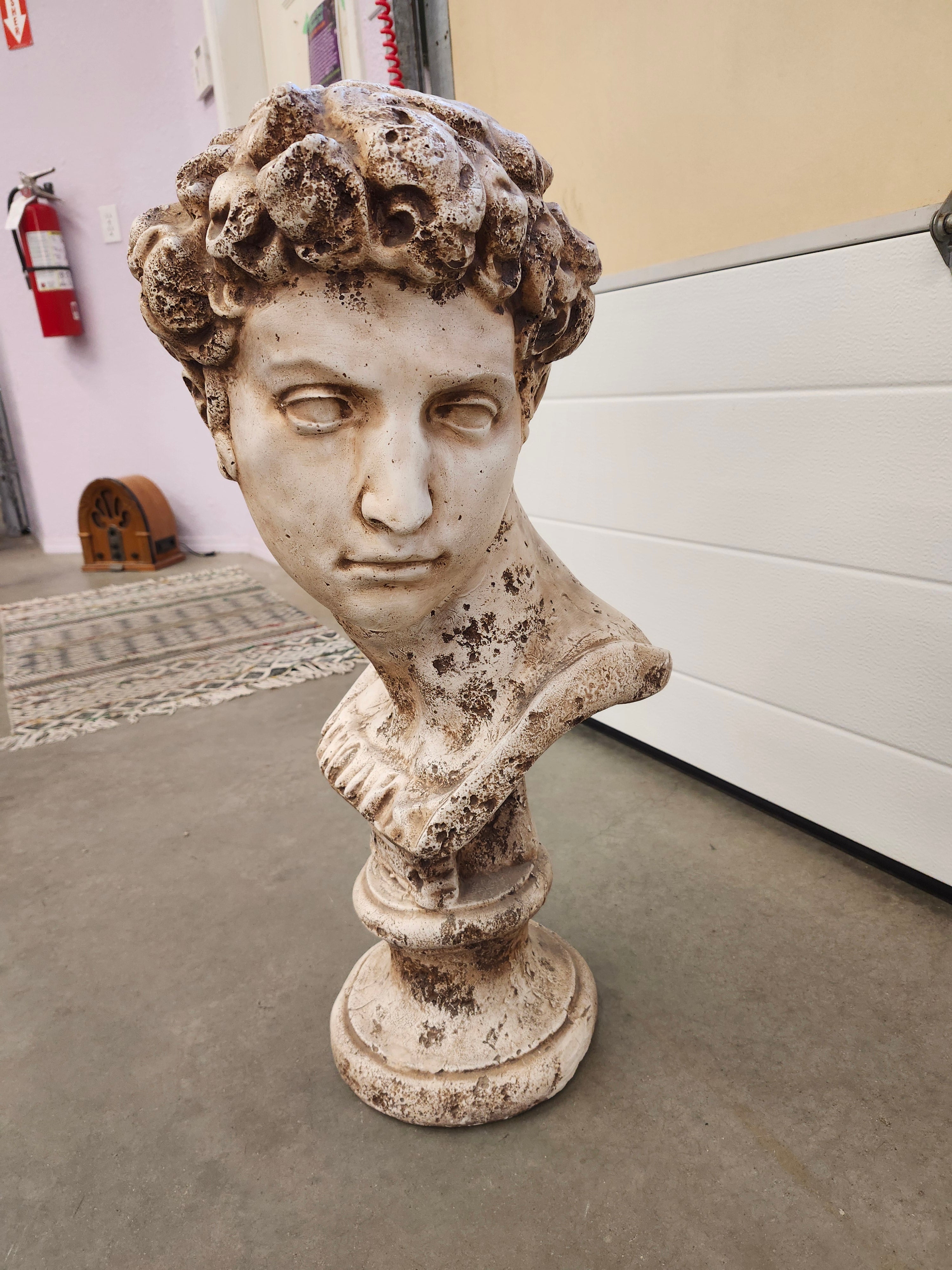 Solid heavy statue