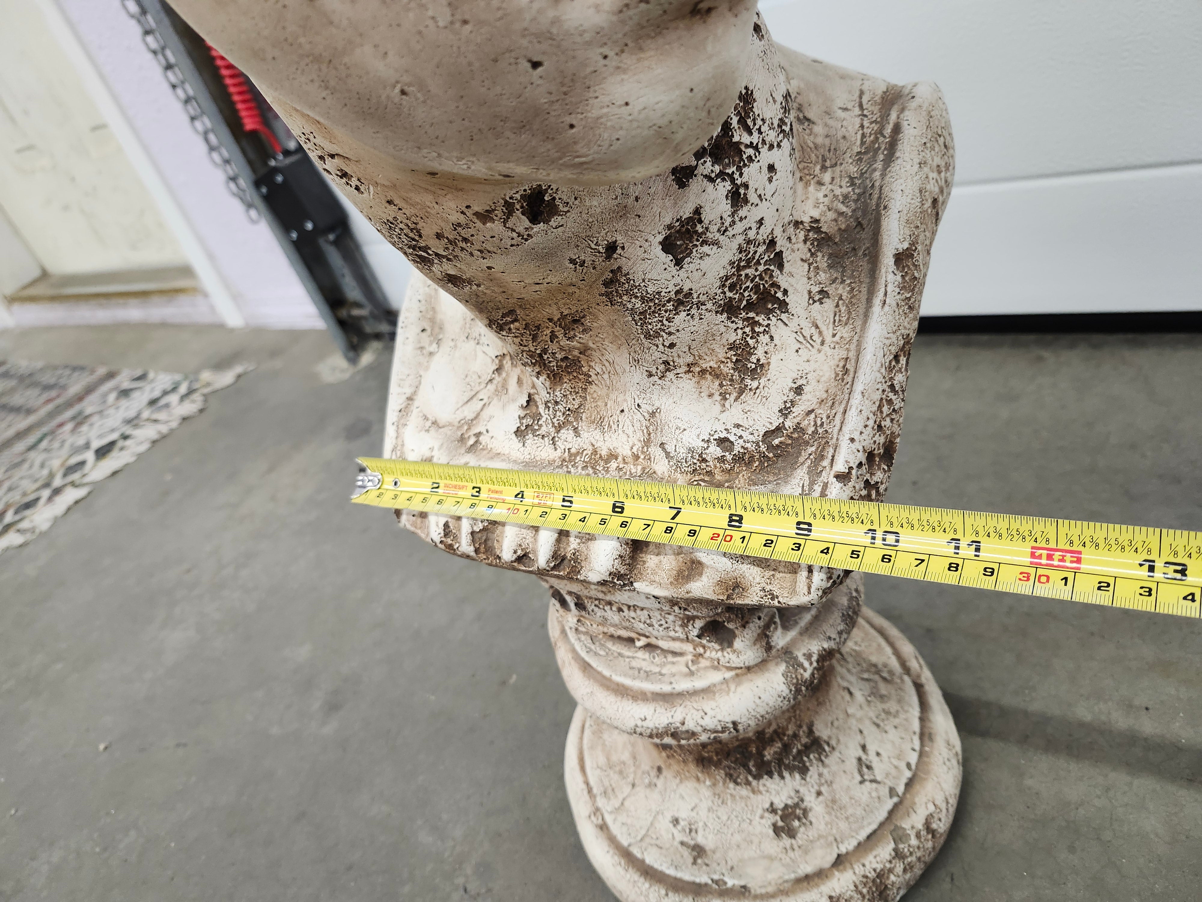 Solid heavy statue