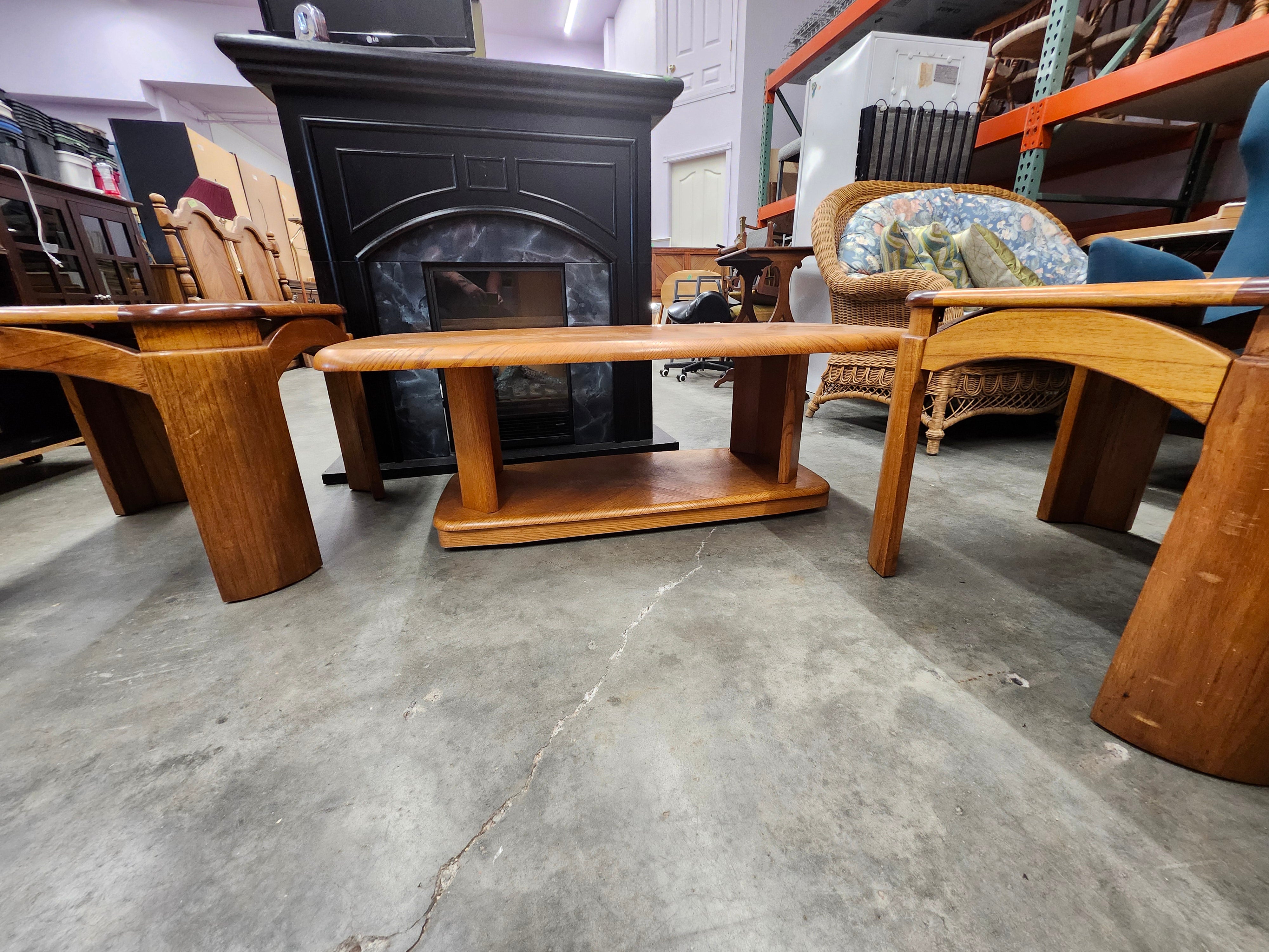 Coffee table & x2 end tables