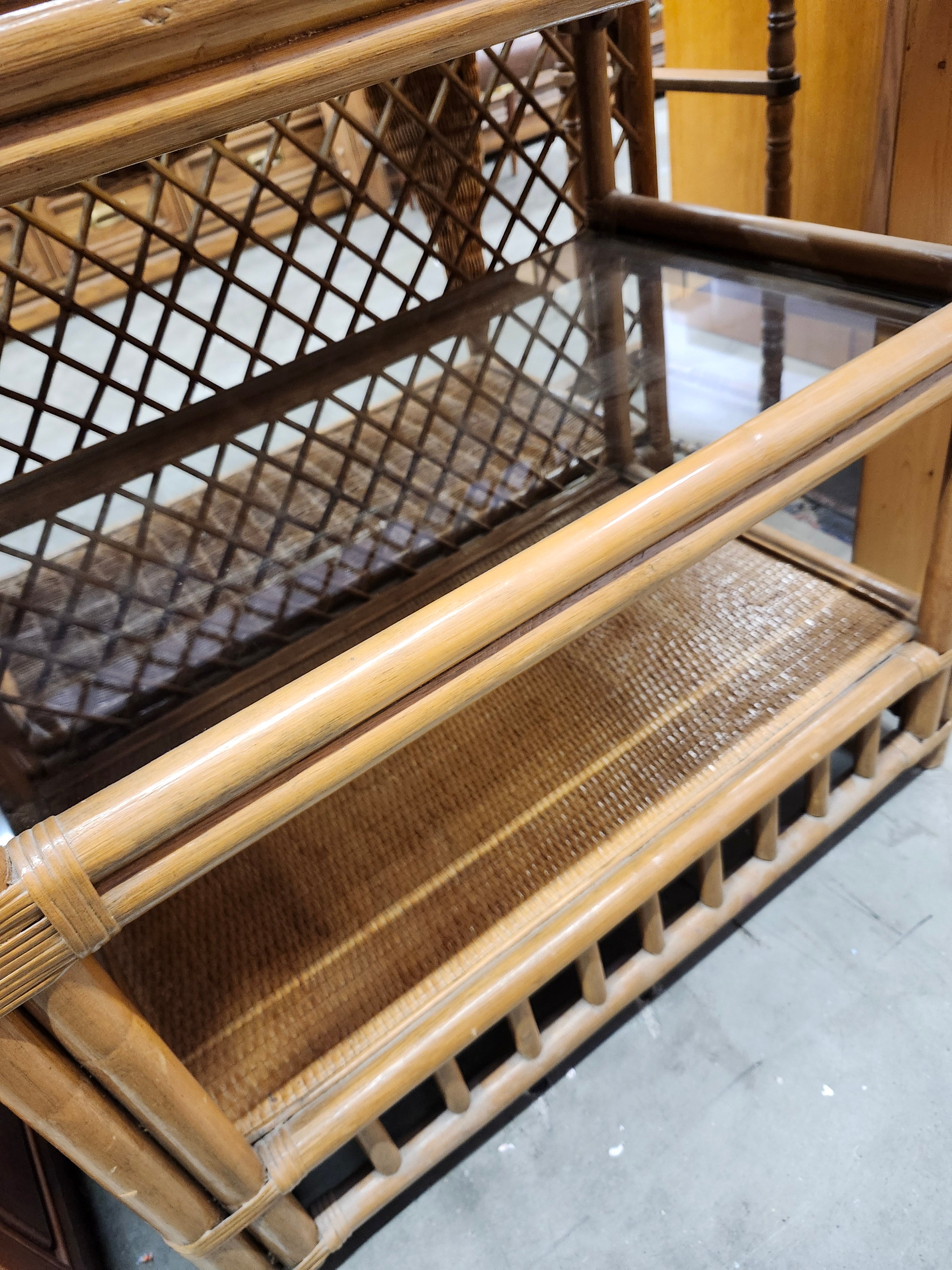 Bamboo shelf