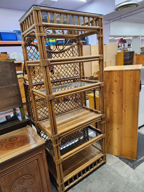 Bamboo shelf