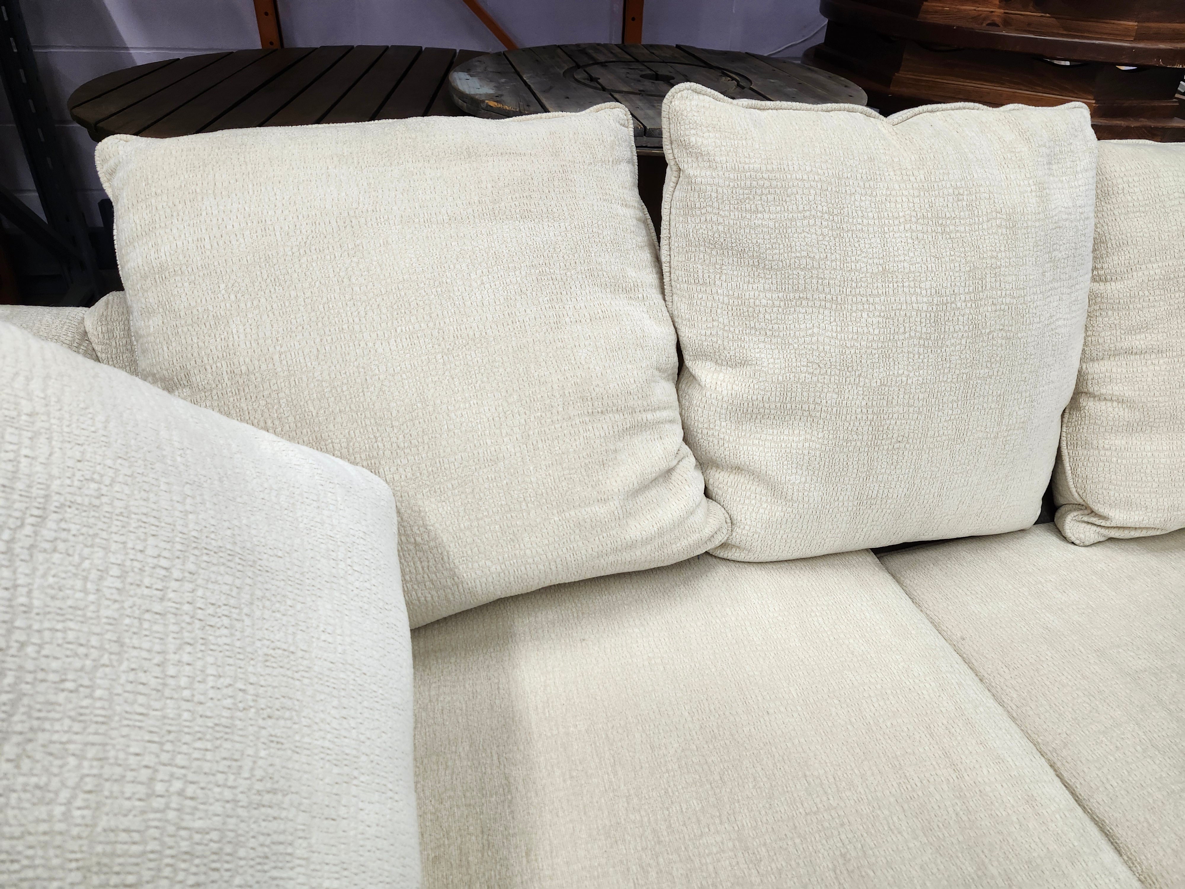 White - beige Couch