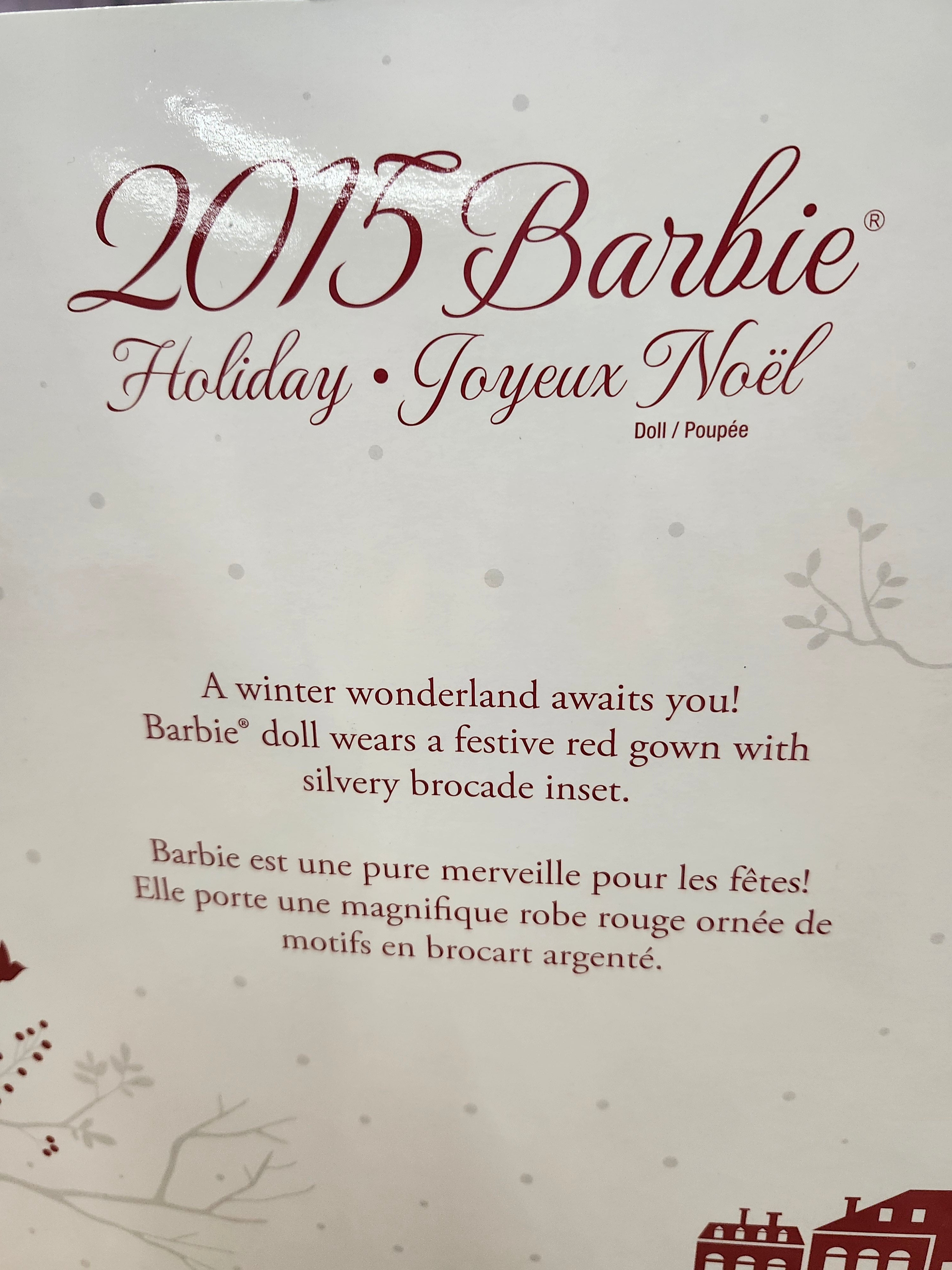 2015 Holiday Barbie