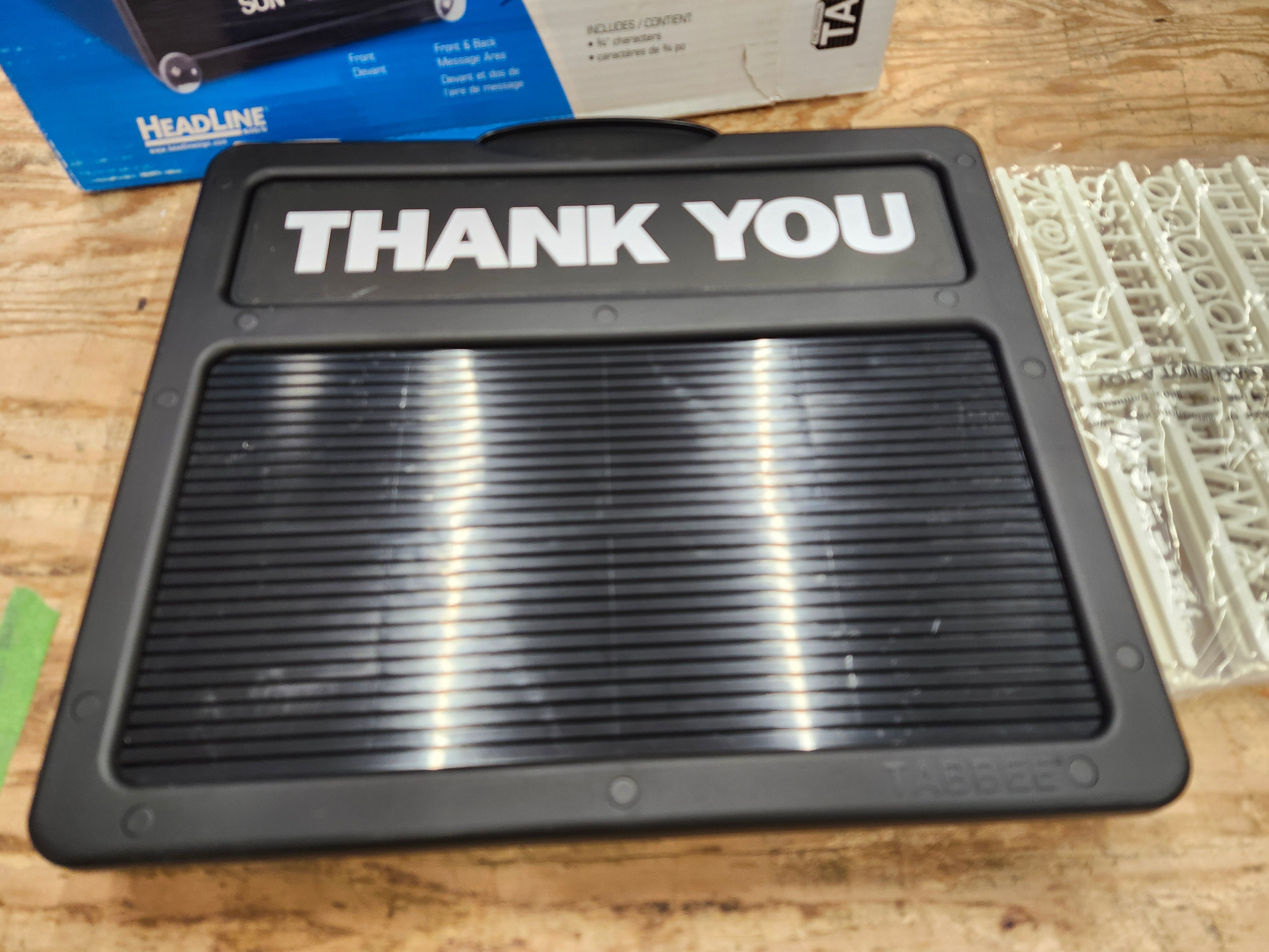 New Open & Closed business sign