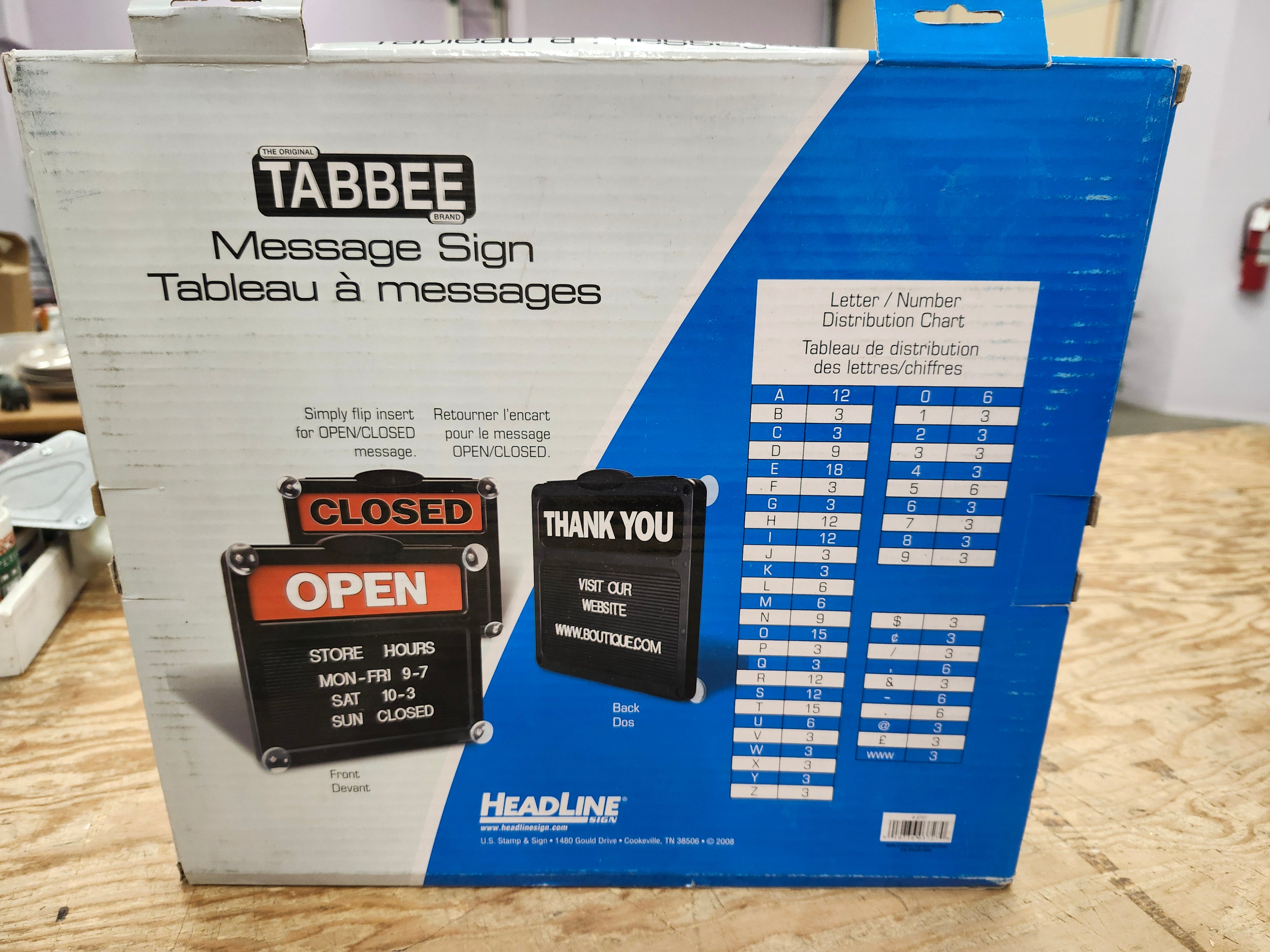 New Open & Closed business sign